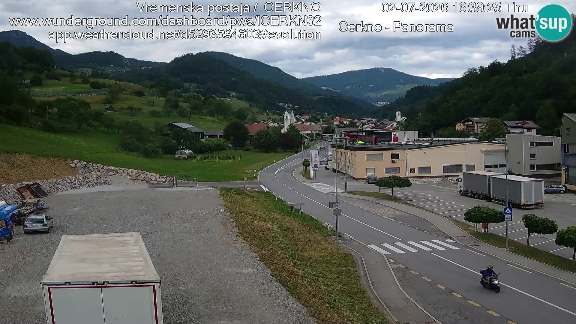 Webcam Ingresso Città di Cerkno