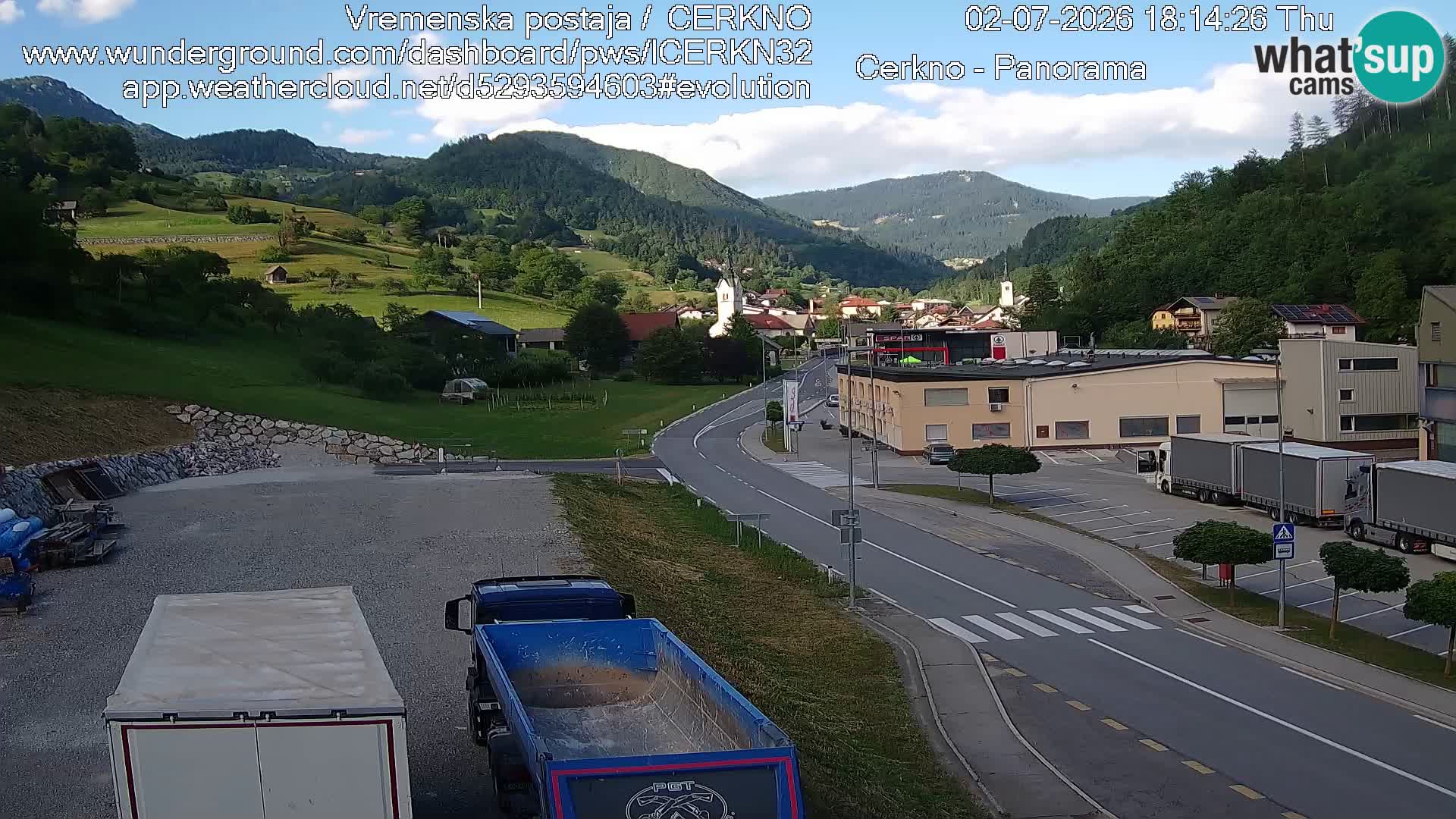 Webcam Ingresso Città di Cerkno