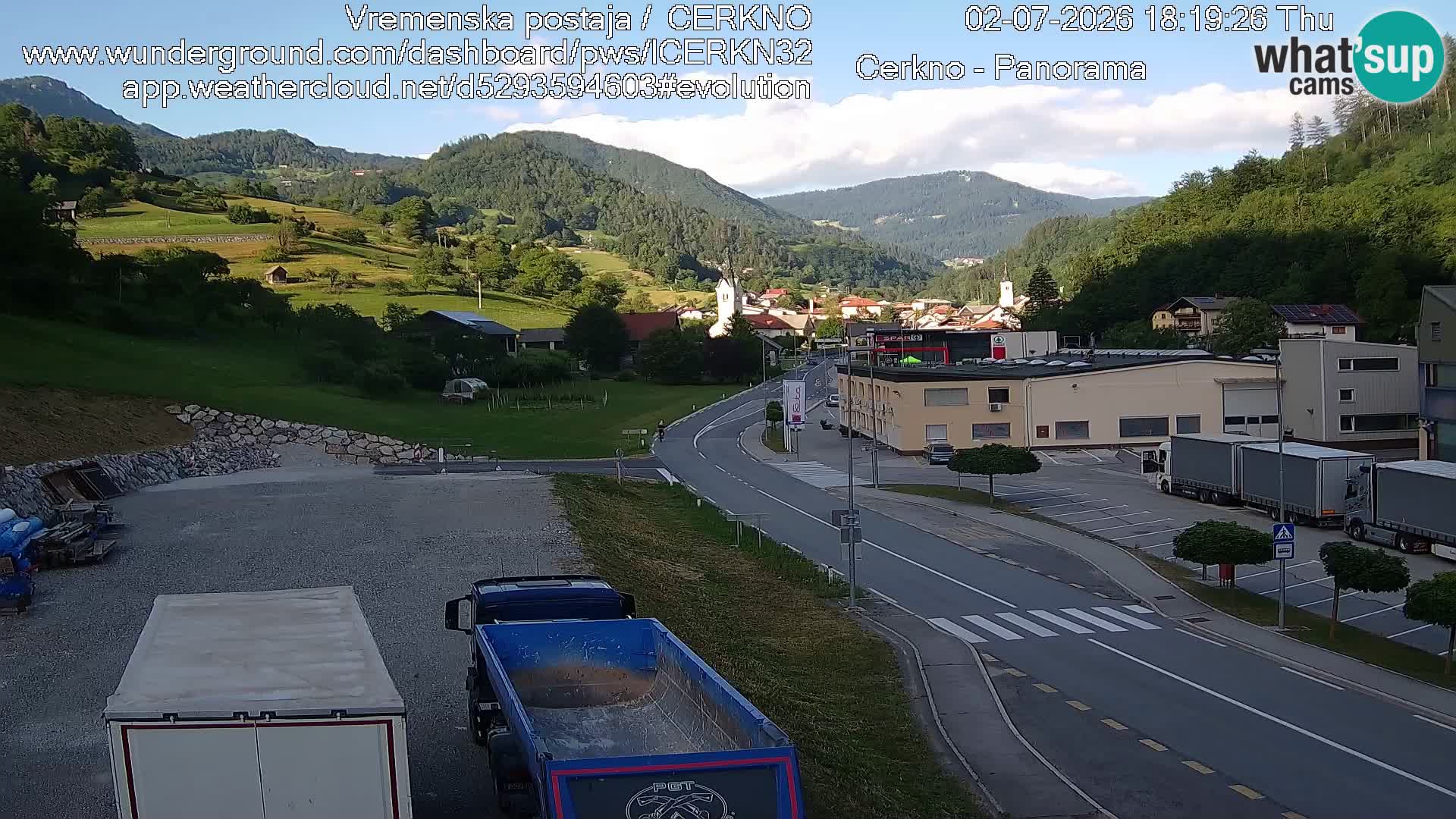 Webcam Ingresso Città di Cerkno