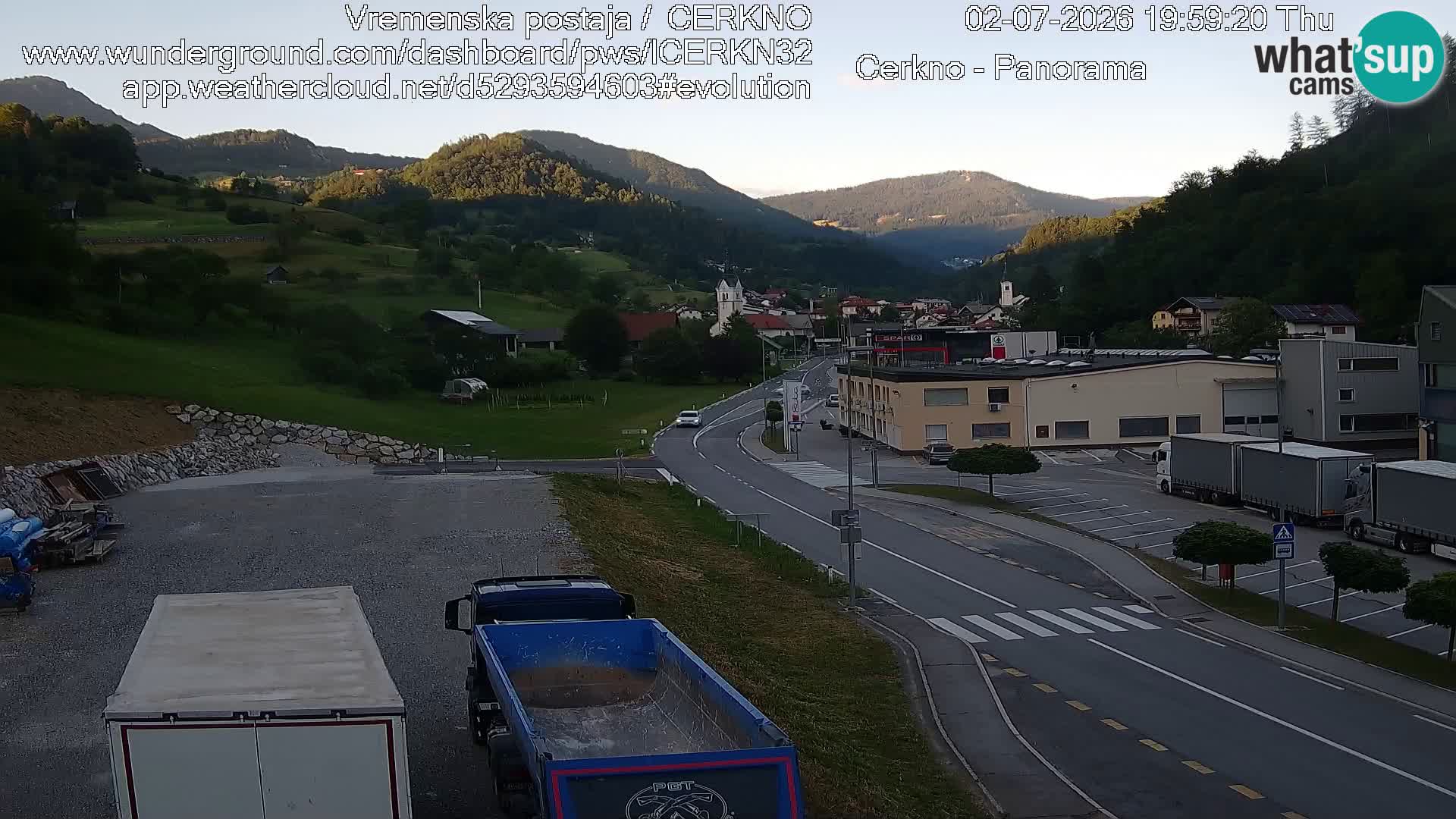 Webcam Ingresso Città di Cerkno