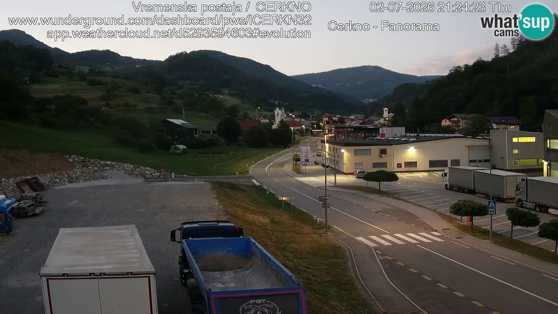 Webcam Ingresso Città di Cerkno