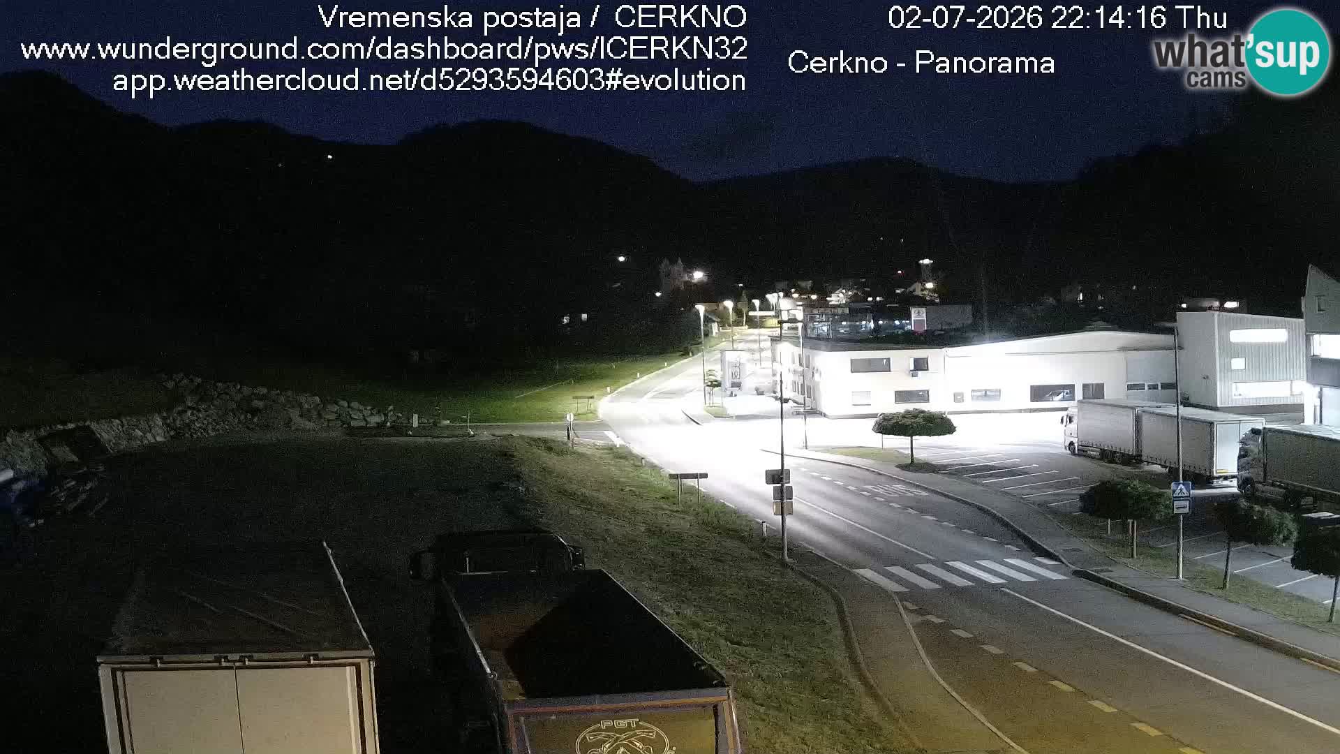 Cerkno Stadteingang Live-Webcam