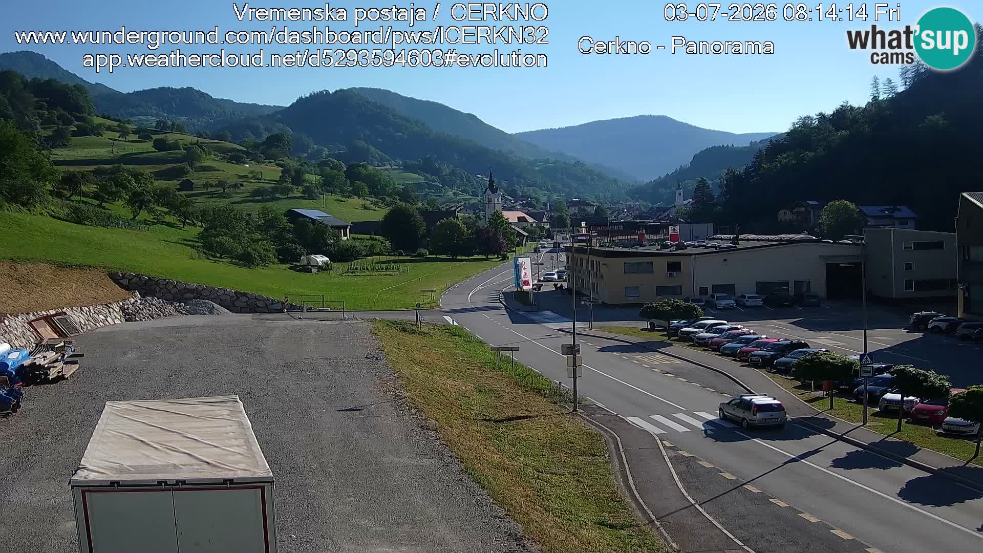 Cerkno Stadteingang Live-Webcam