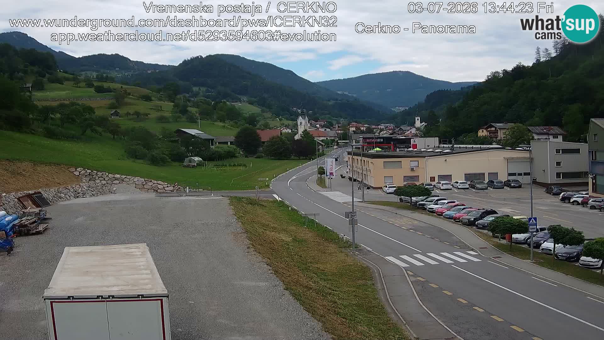 Webcam Ingresso Città di Cerkno