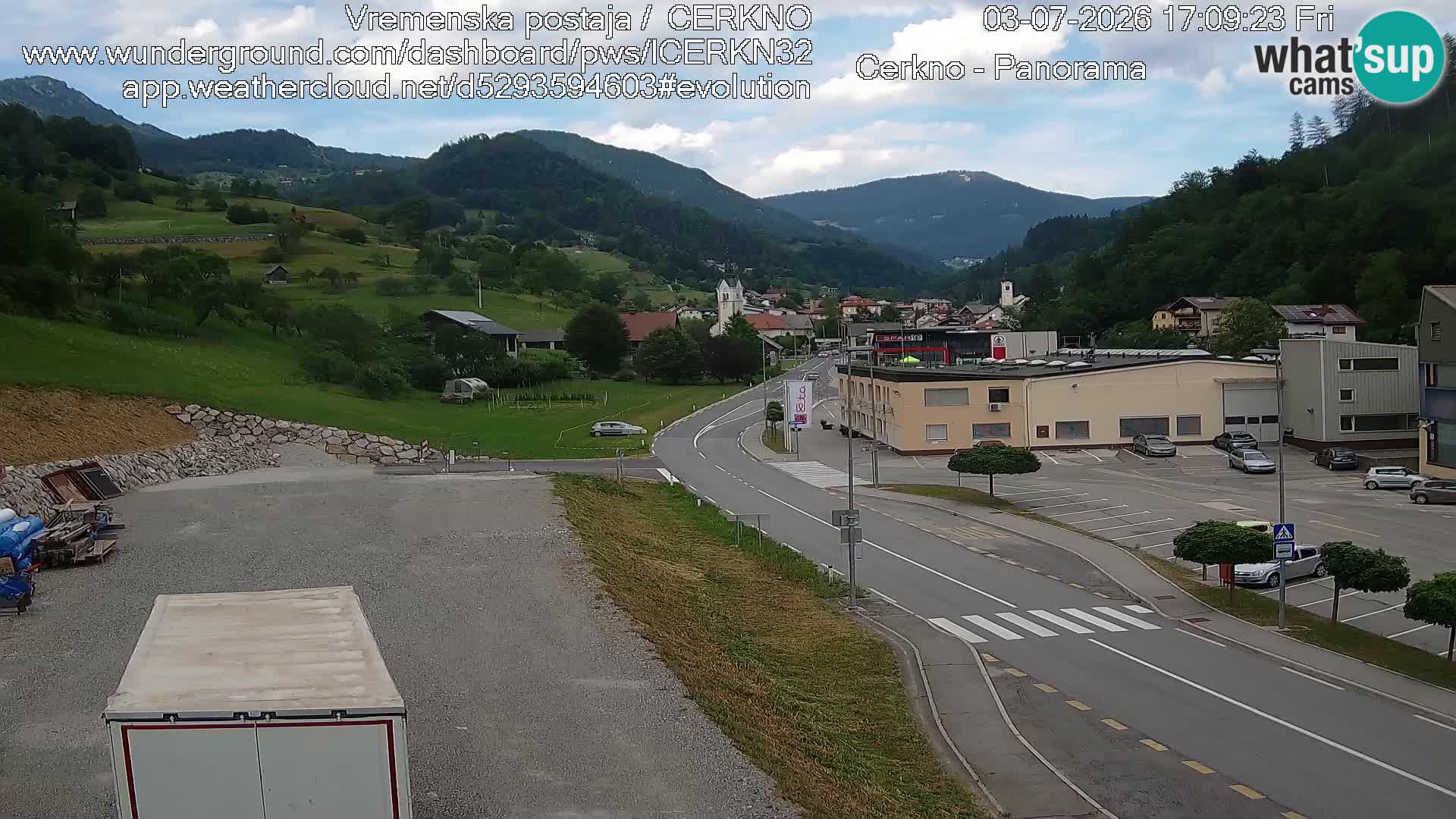 Cerkno vhod v mesto