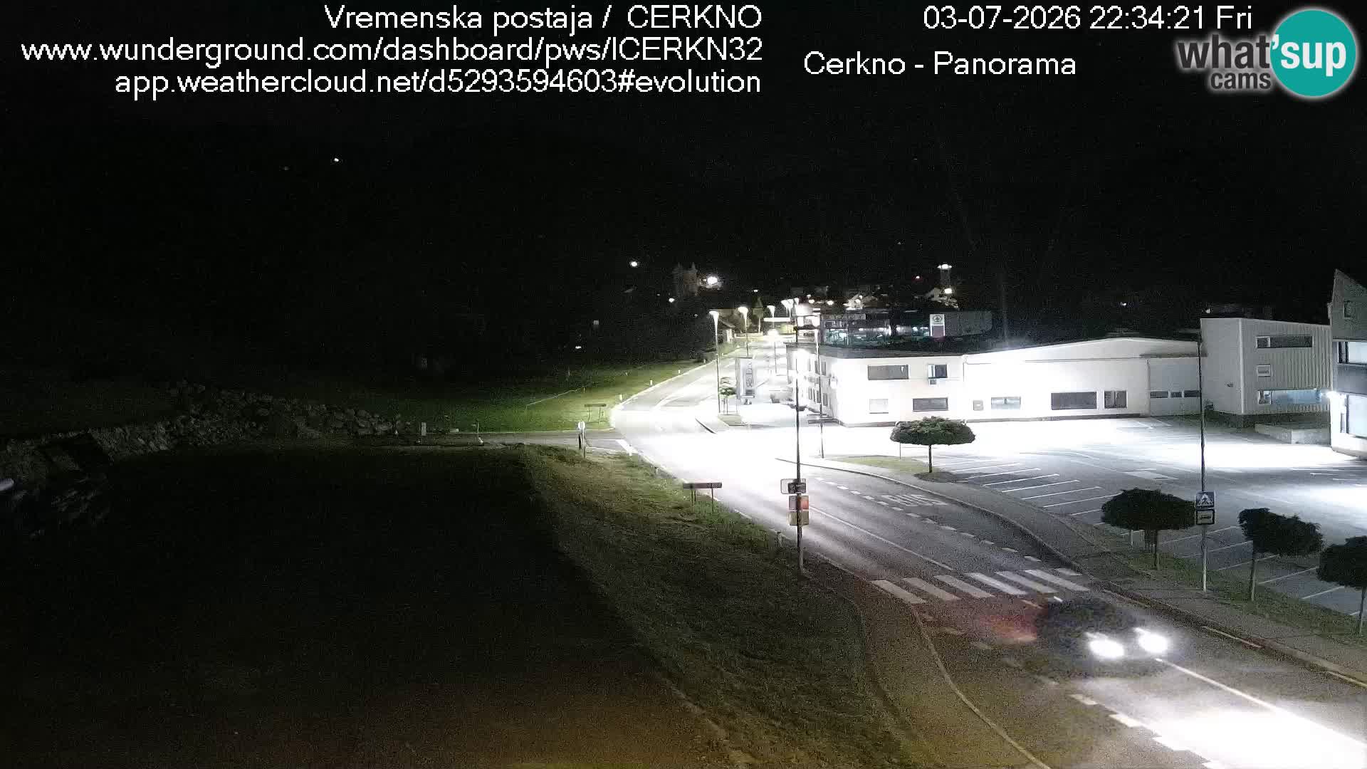 Cerkno ulaz u grad – Kamera uživo