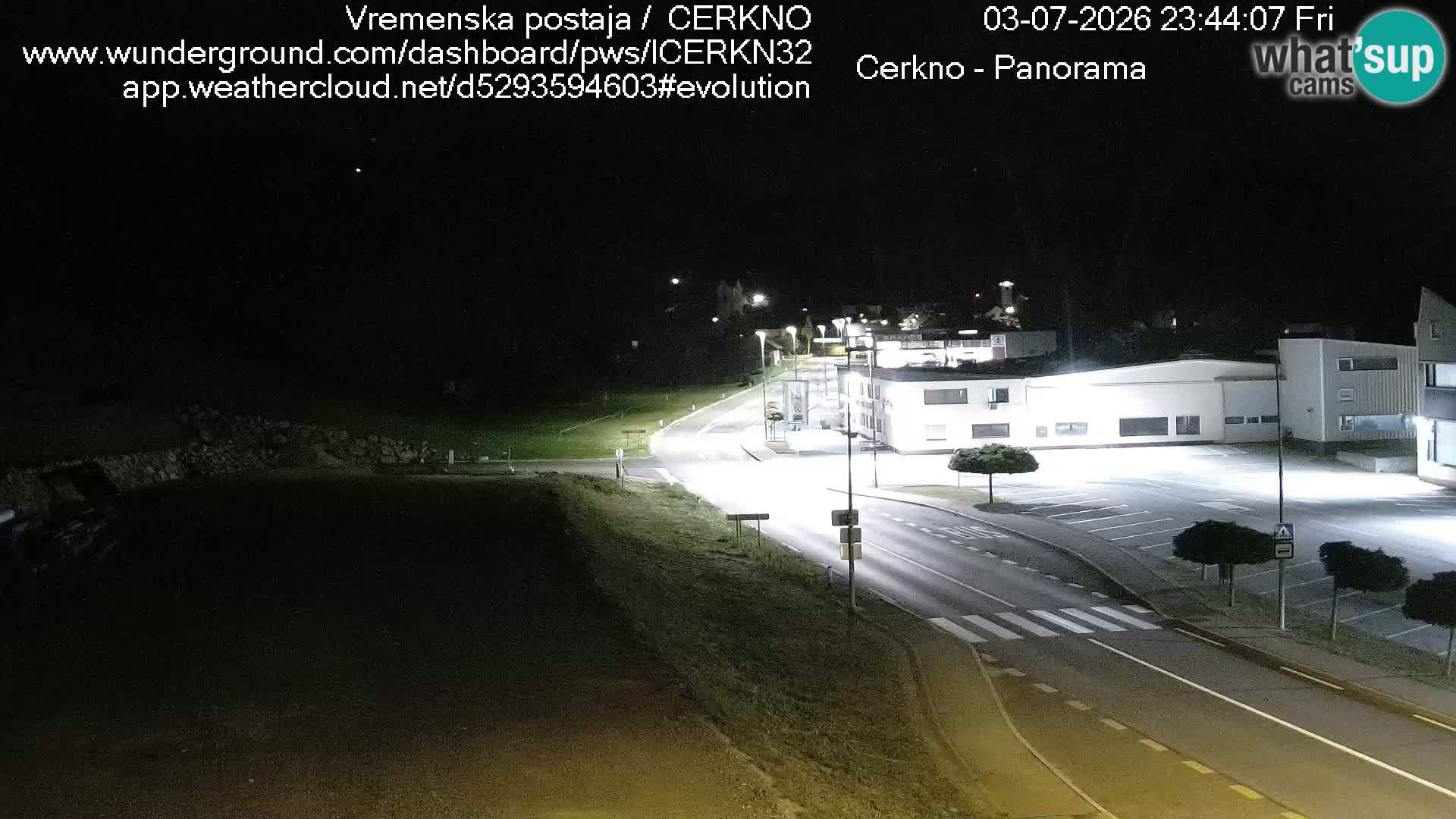 Cerkno ulaz u grad – Kamera uživo