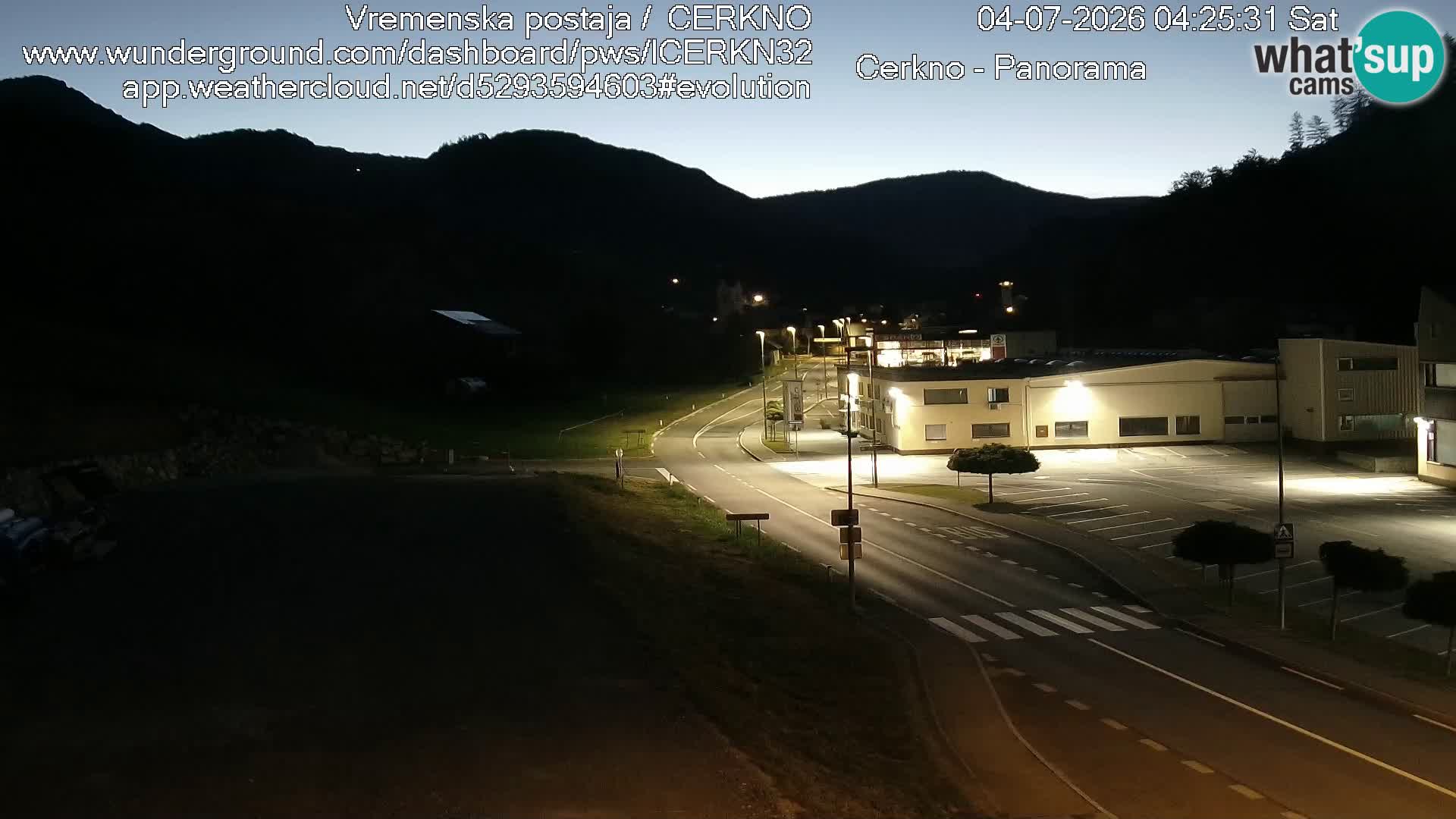 Cerkno Stadteingang Live-Webcam