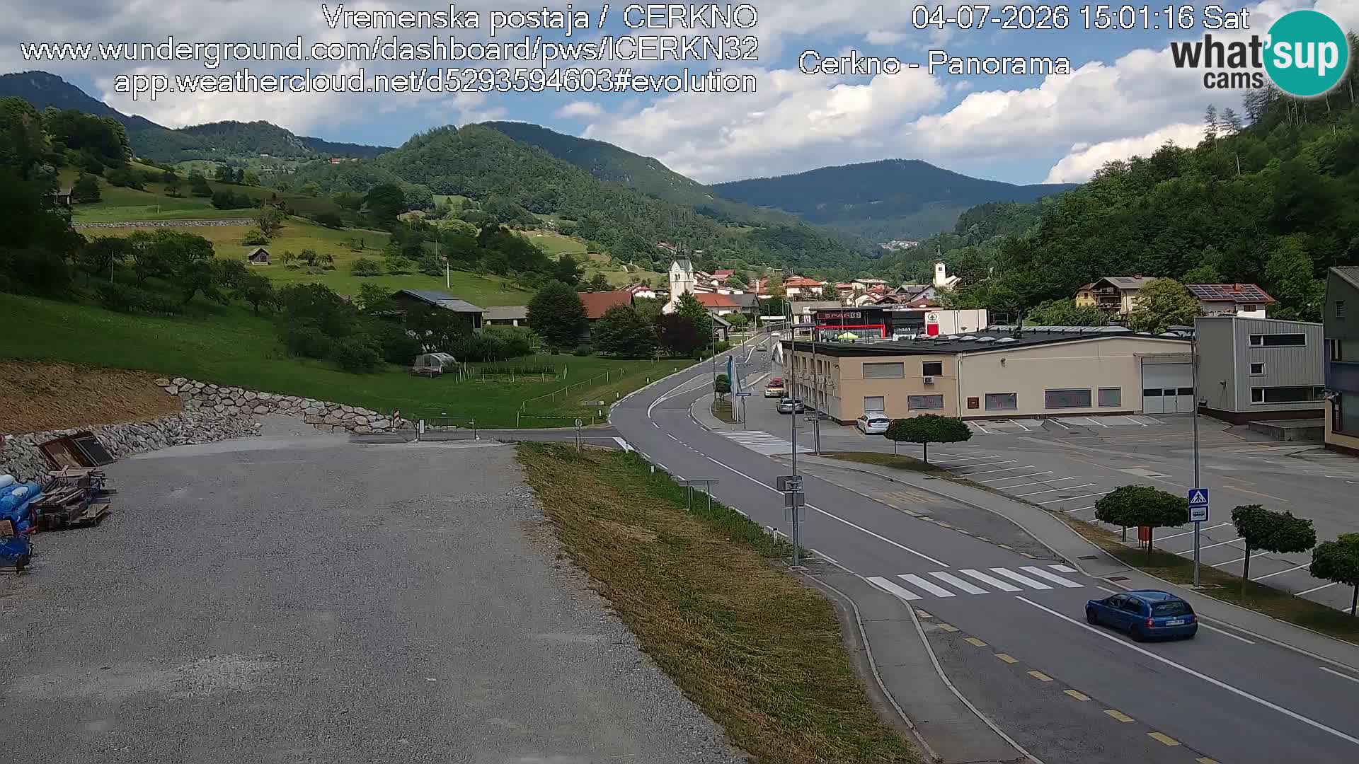 Webcam Ingresso Città di Cerkno