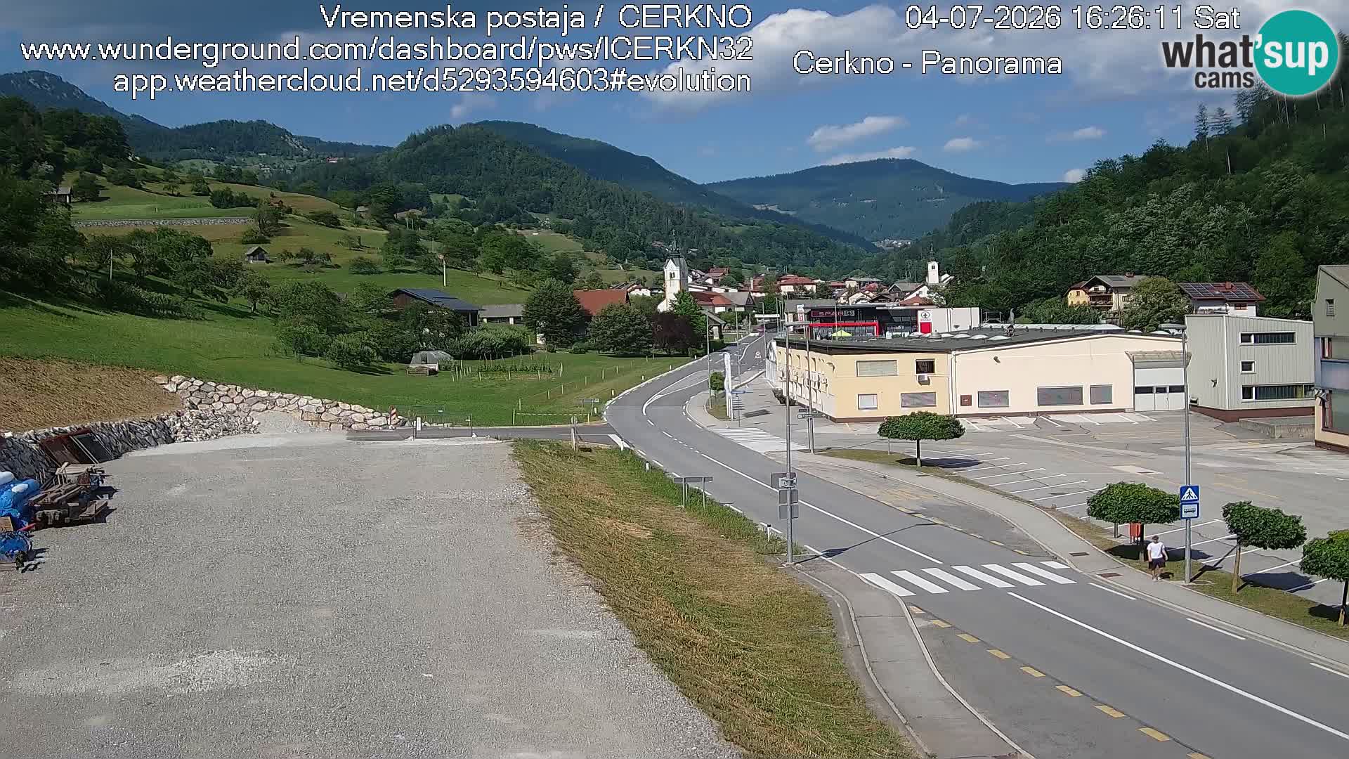 Webcam Ingresso Città di Cerkno