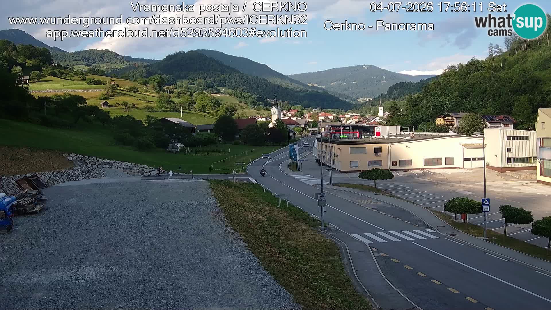 Cerkno ulaz u grad – Kamera uživo