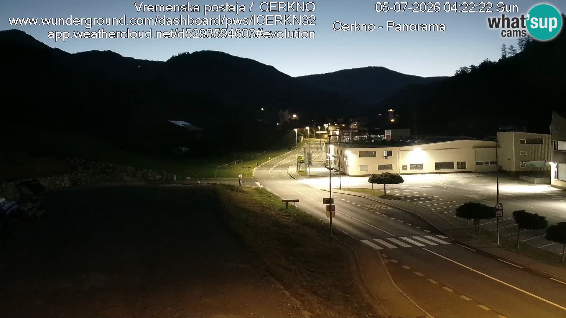 Cerkno Stadteingang Live-Webcam