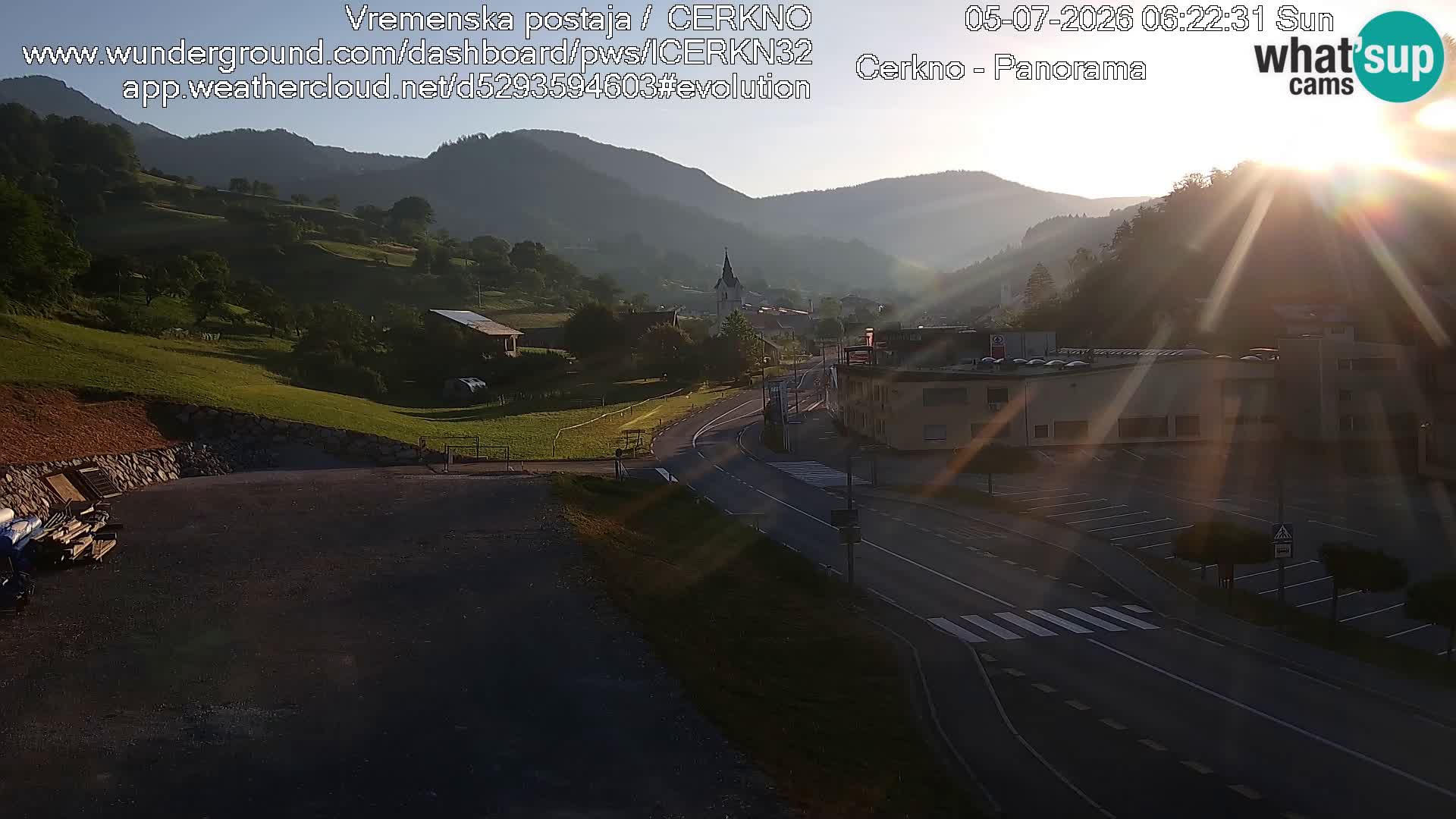 Cerkno Stadteingang Live-Webcam