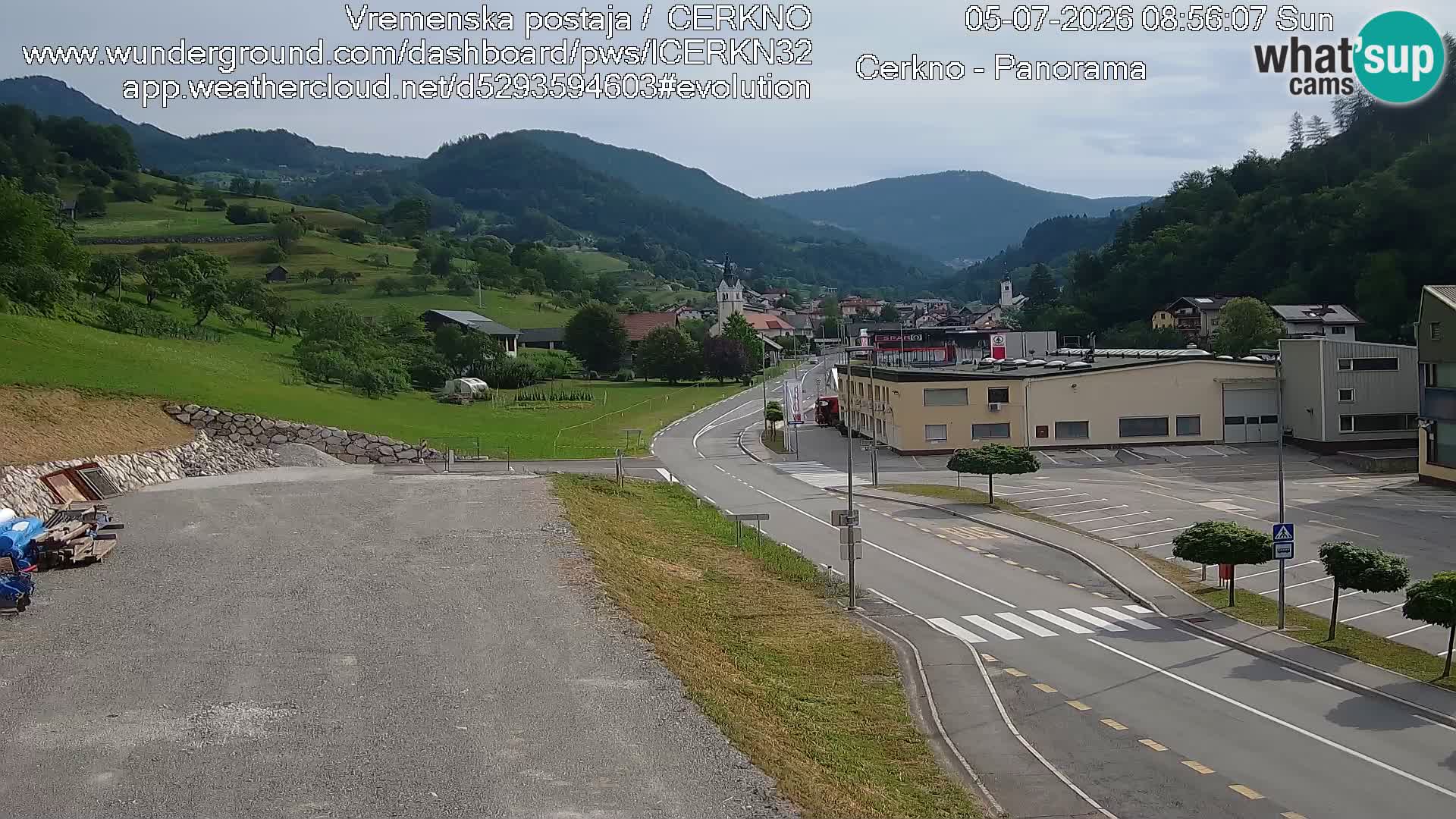 Webcam Ingresso Città di Cerkno