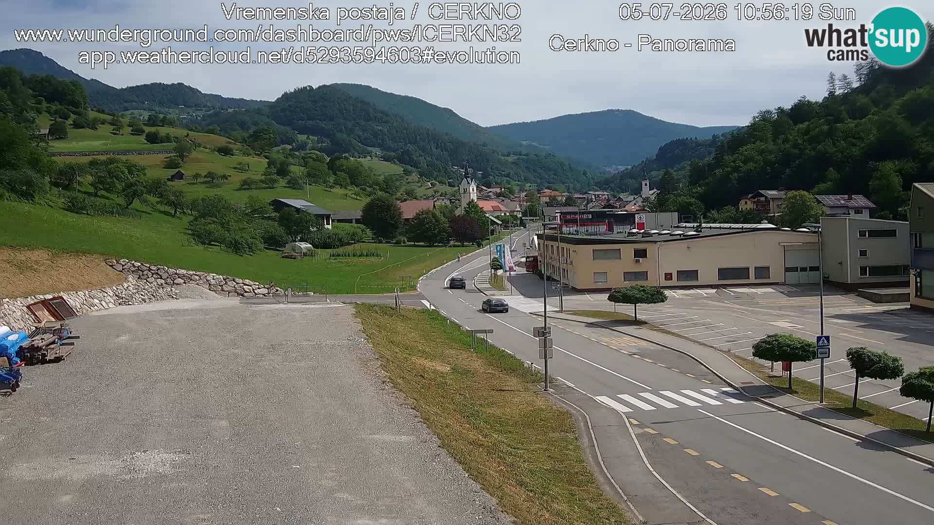 Webcam Ingresso Città di Cerkno