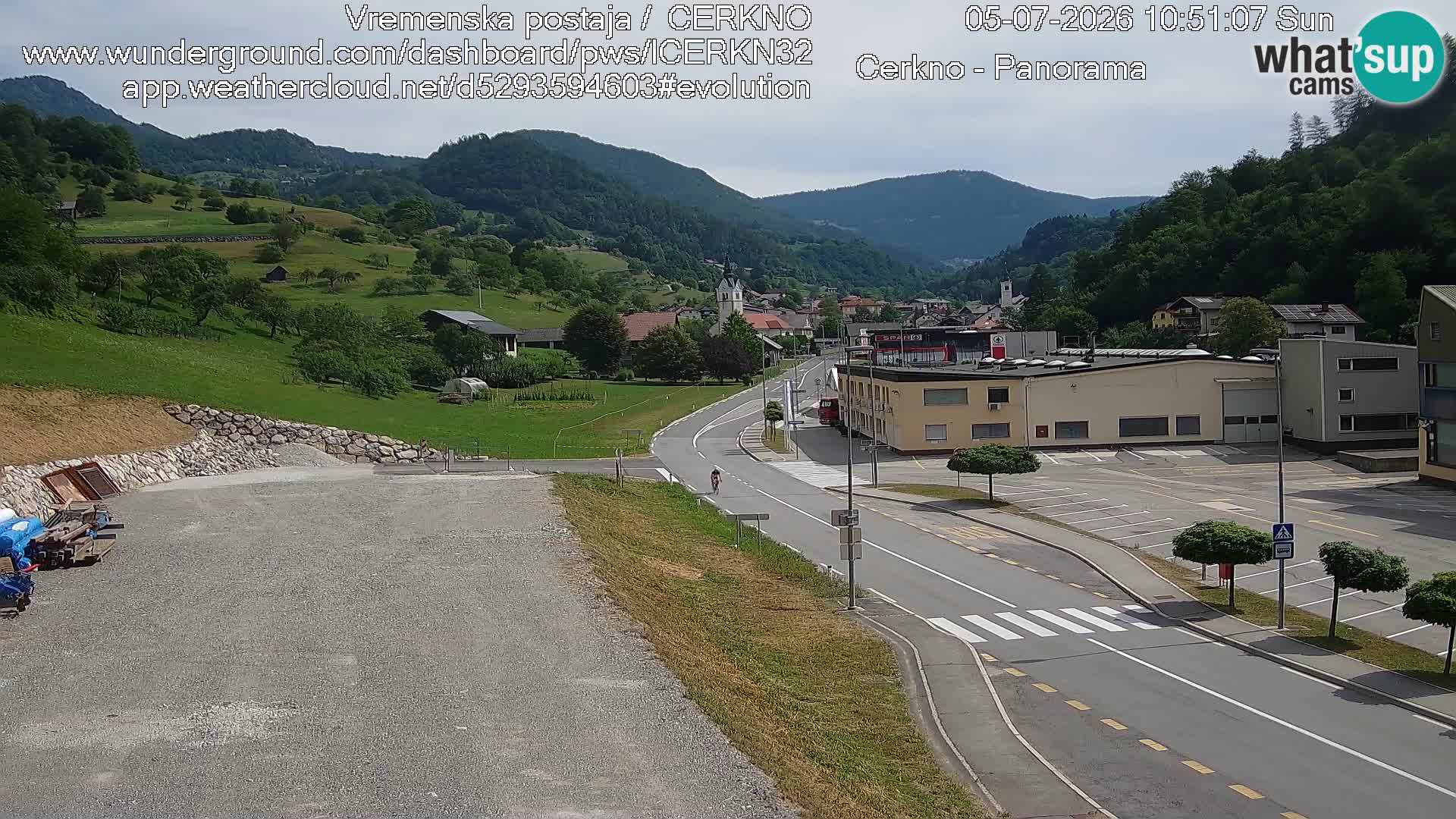 Webcam Ingresso Città di Cerkno