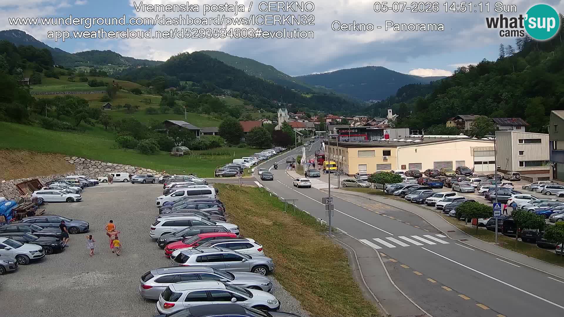 Cerkno ulaz u grad – Kamera uživo