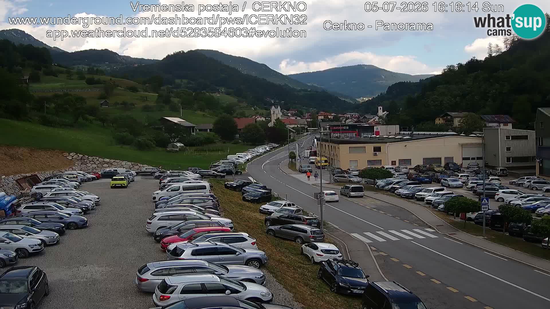 Cerkno Stadteingang Live-Webcam