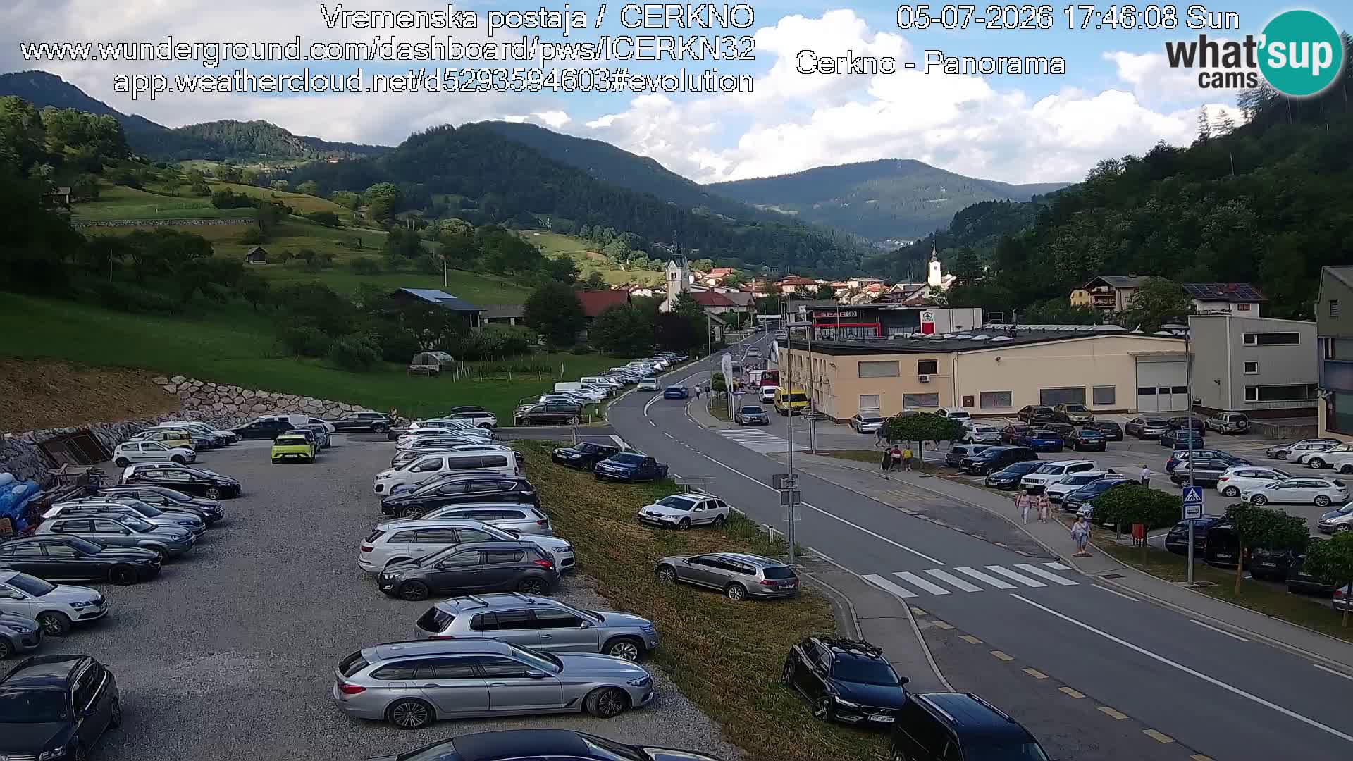 Cerkno Stadteingang Live-Webcam