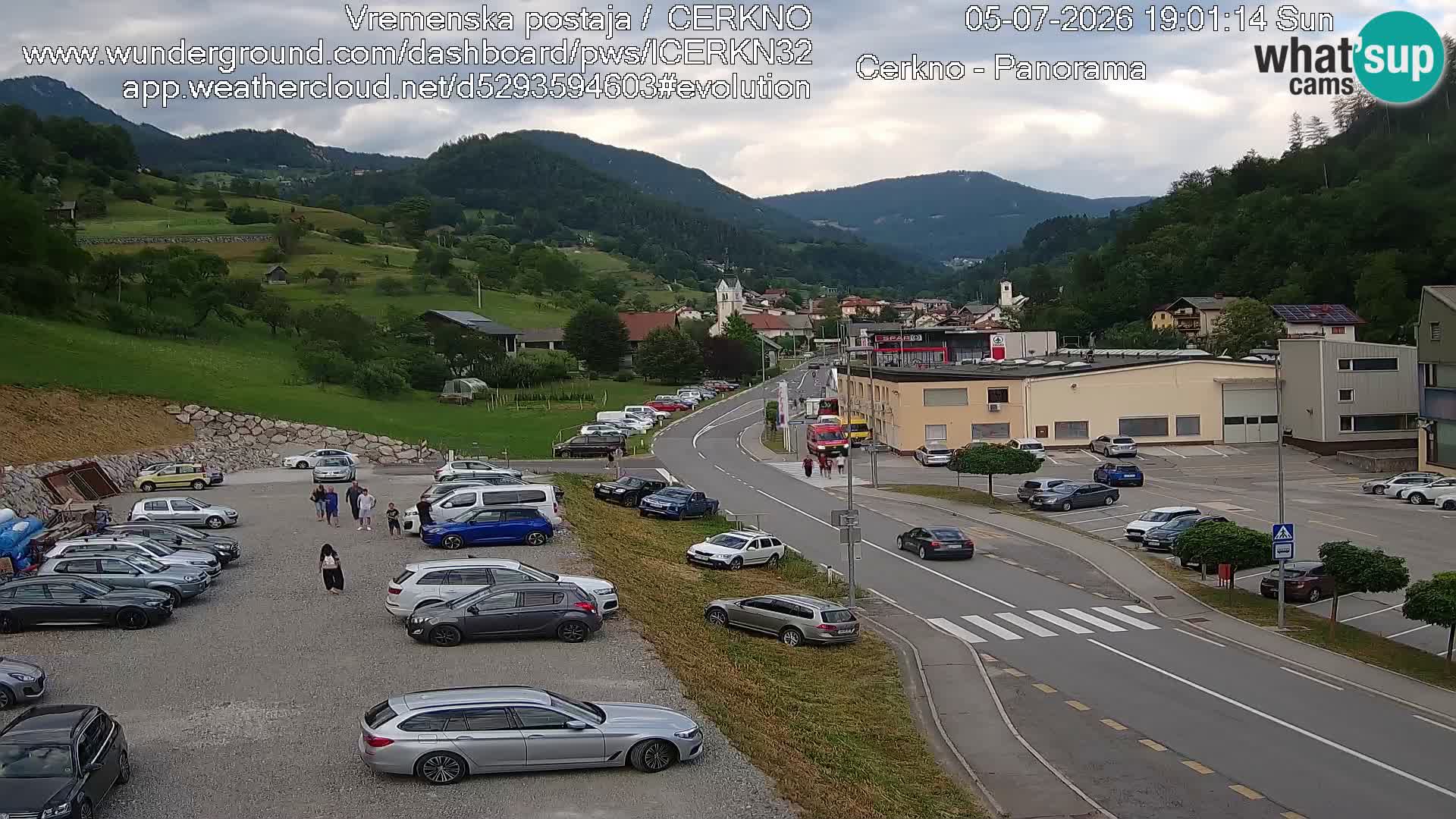 Cerkno ulaz u grad – Kamera uživo