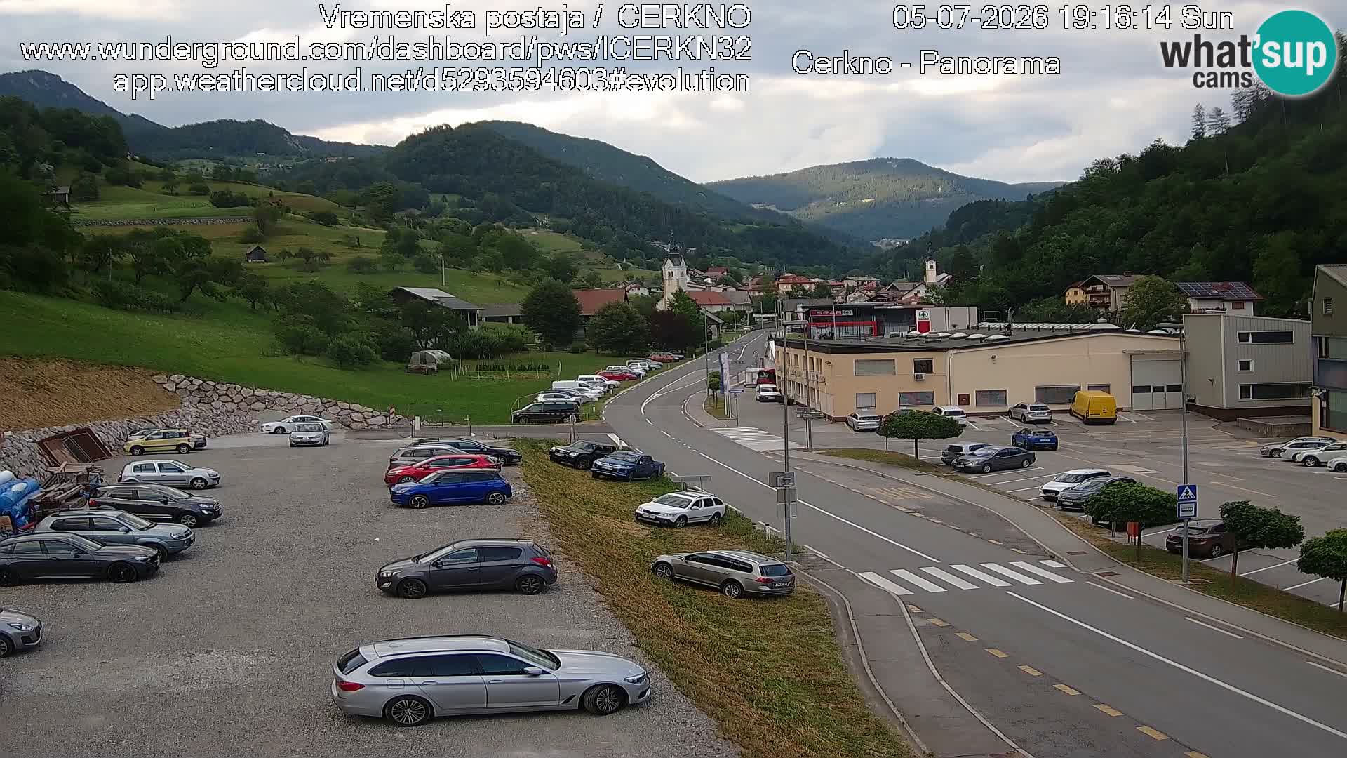 Cerkno Stadteingang Live-Webcam