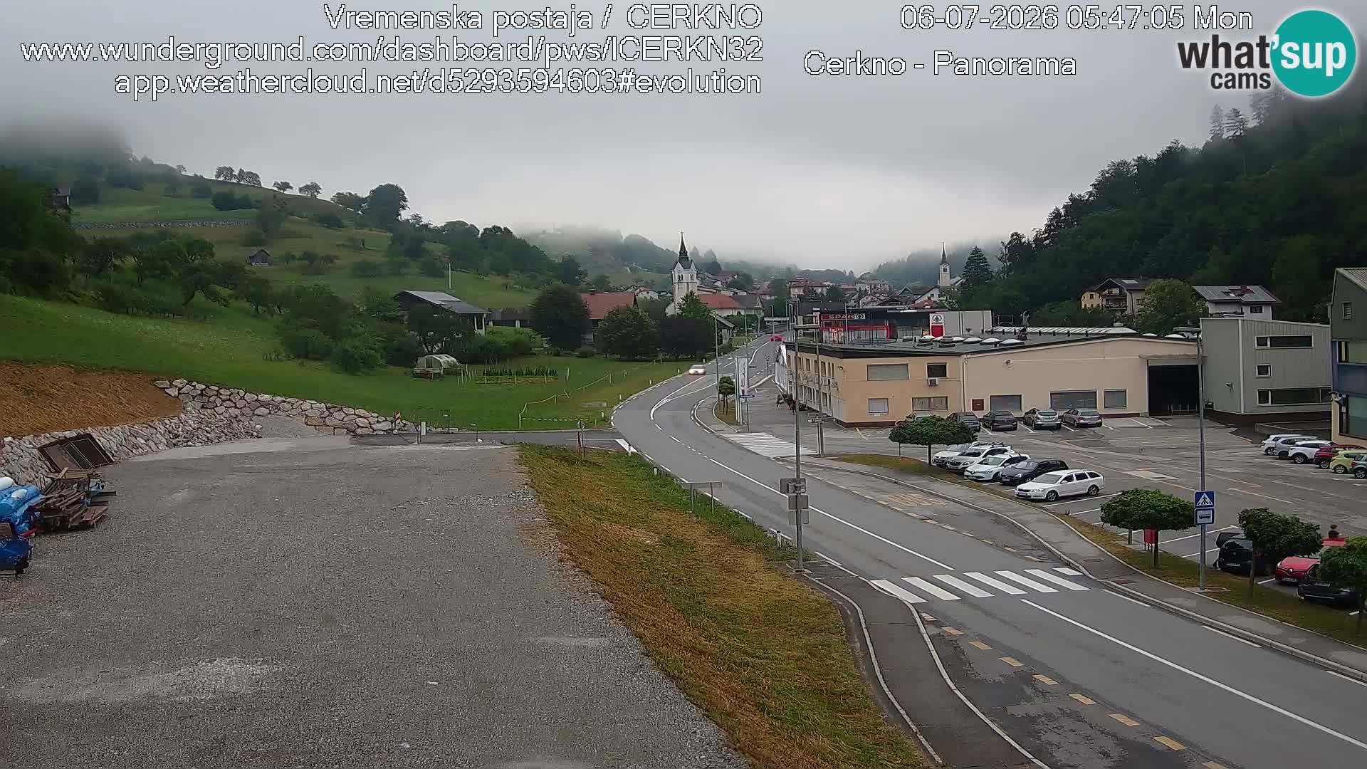 Cerkno Stadteingang Live-Webcam