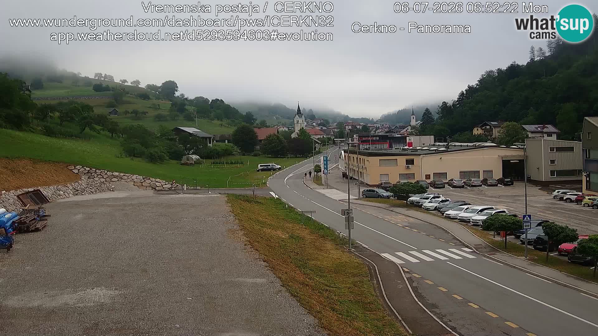 Cerkno Stadteingang Live-Webcam
