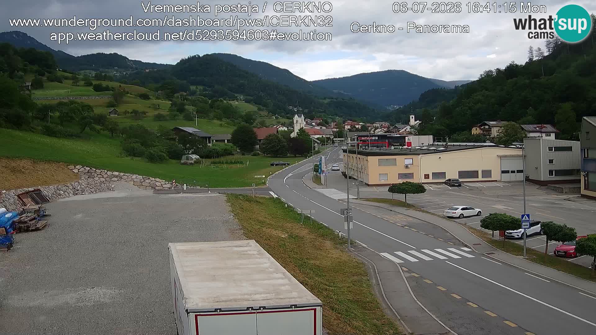 Cerkno Stadteingang Live-Webcam
