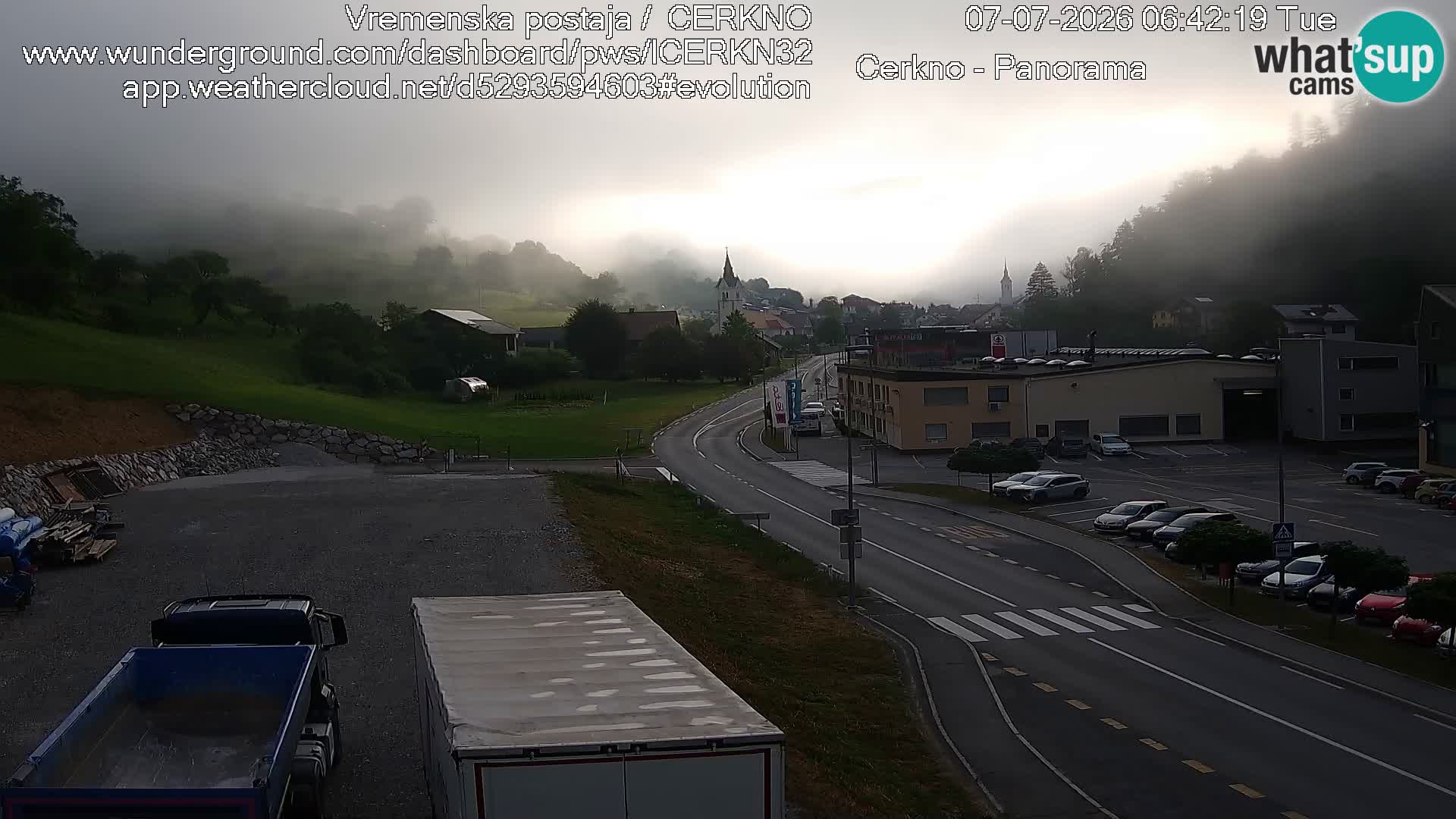 Cerkno Stadteingang Live-Webcam