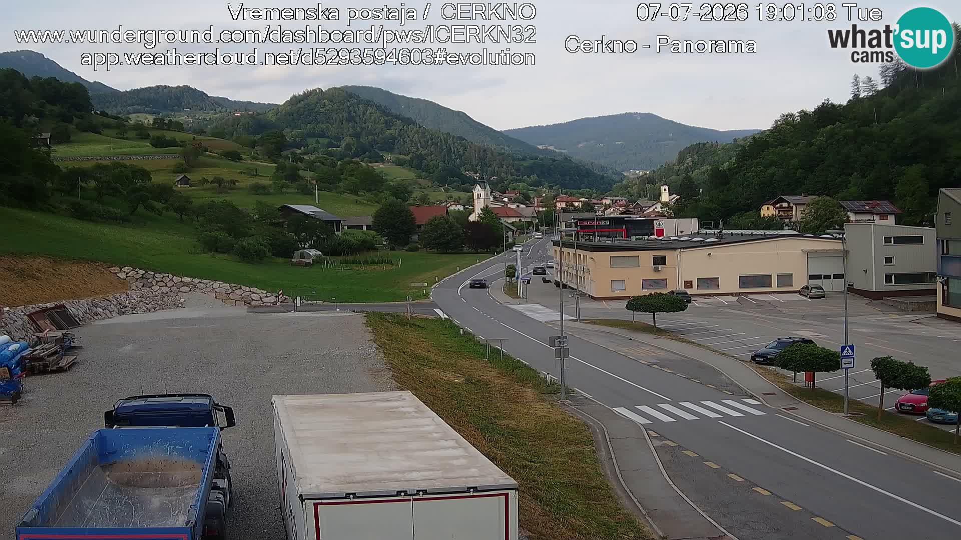 Cerkno Stadteingang Live-Webcam