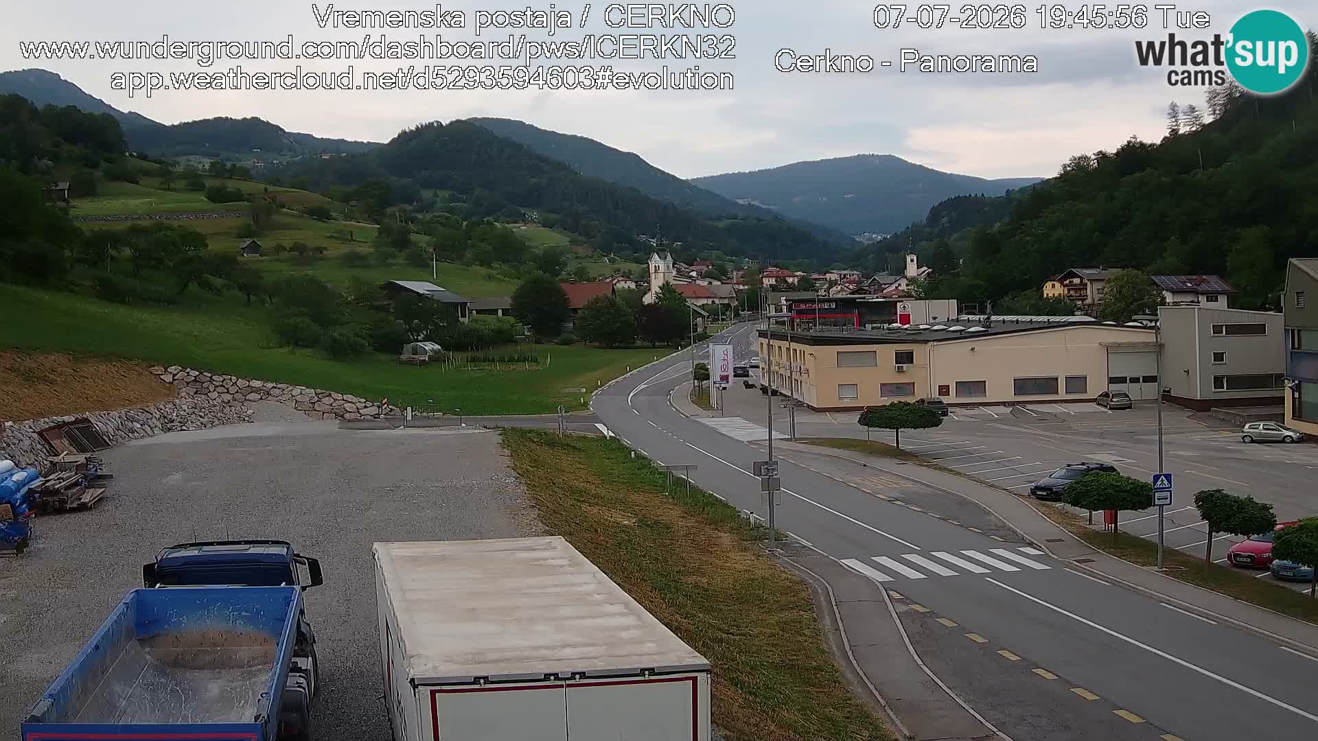 Webcam Ingresso Città di Cerkno
