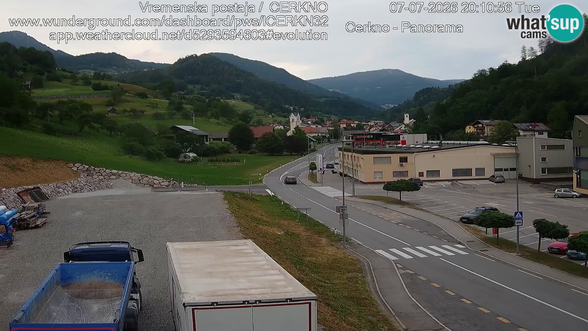 Cerkno Stadteingang Live-Webcam