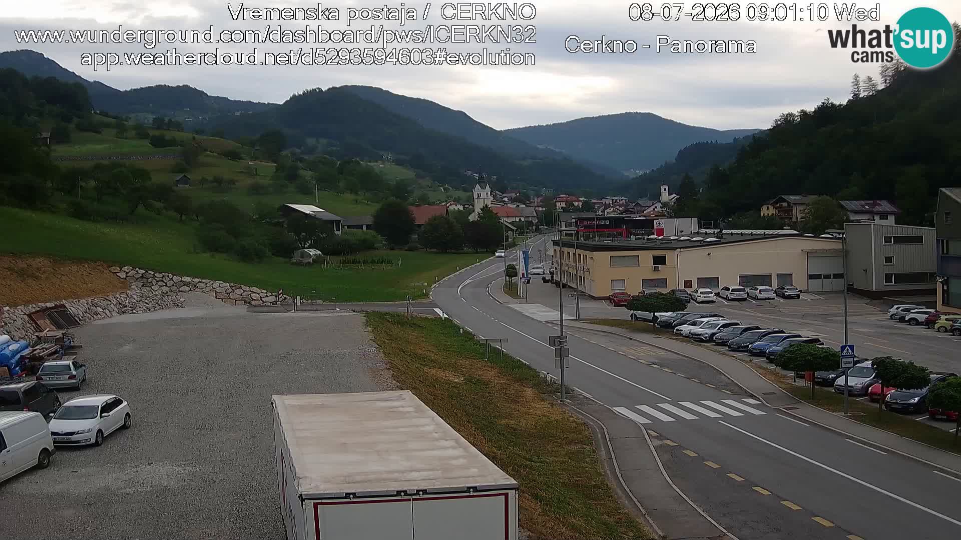 Webcam Ingresso Città di Cerkno