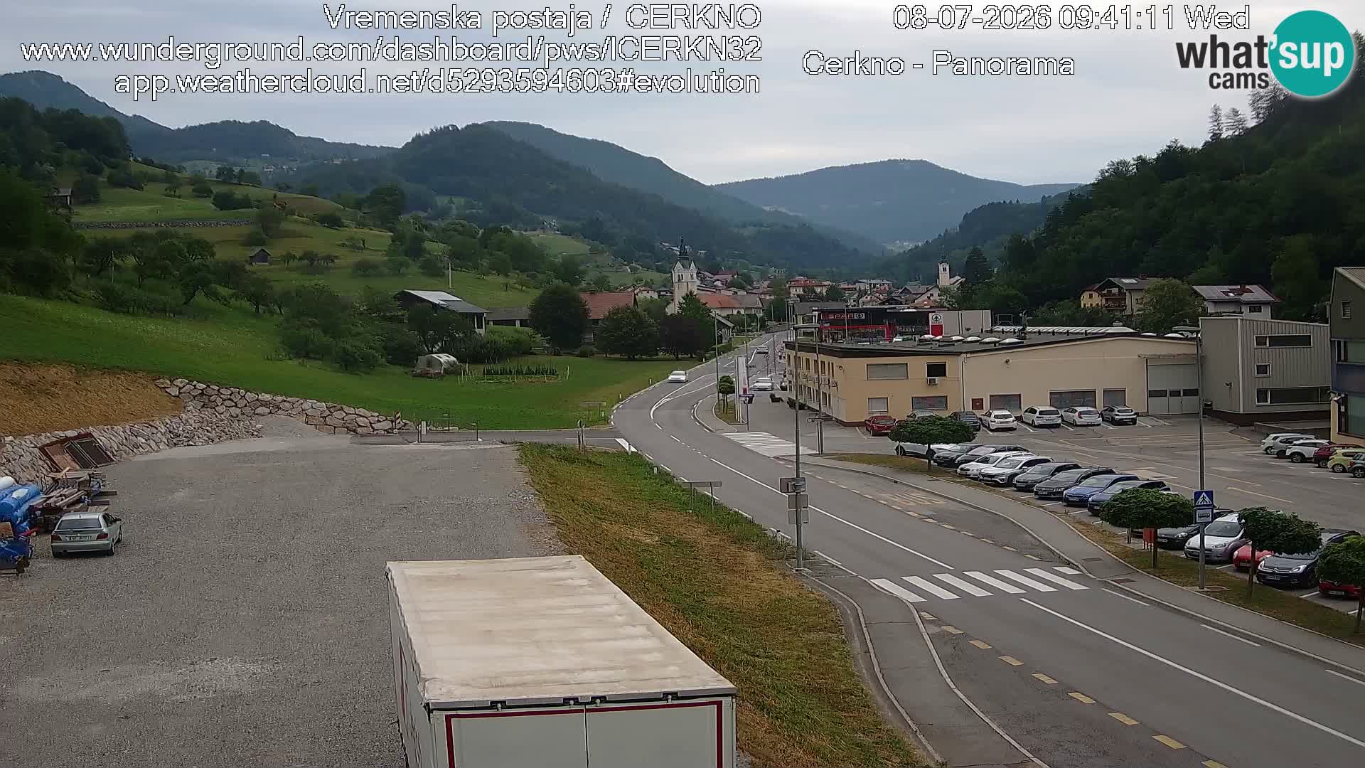 Cerkno ulaz u grad – Kamera uživo