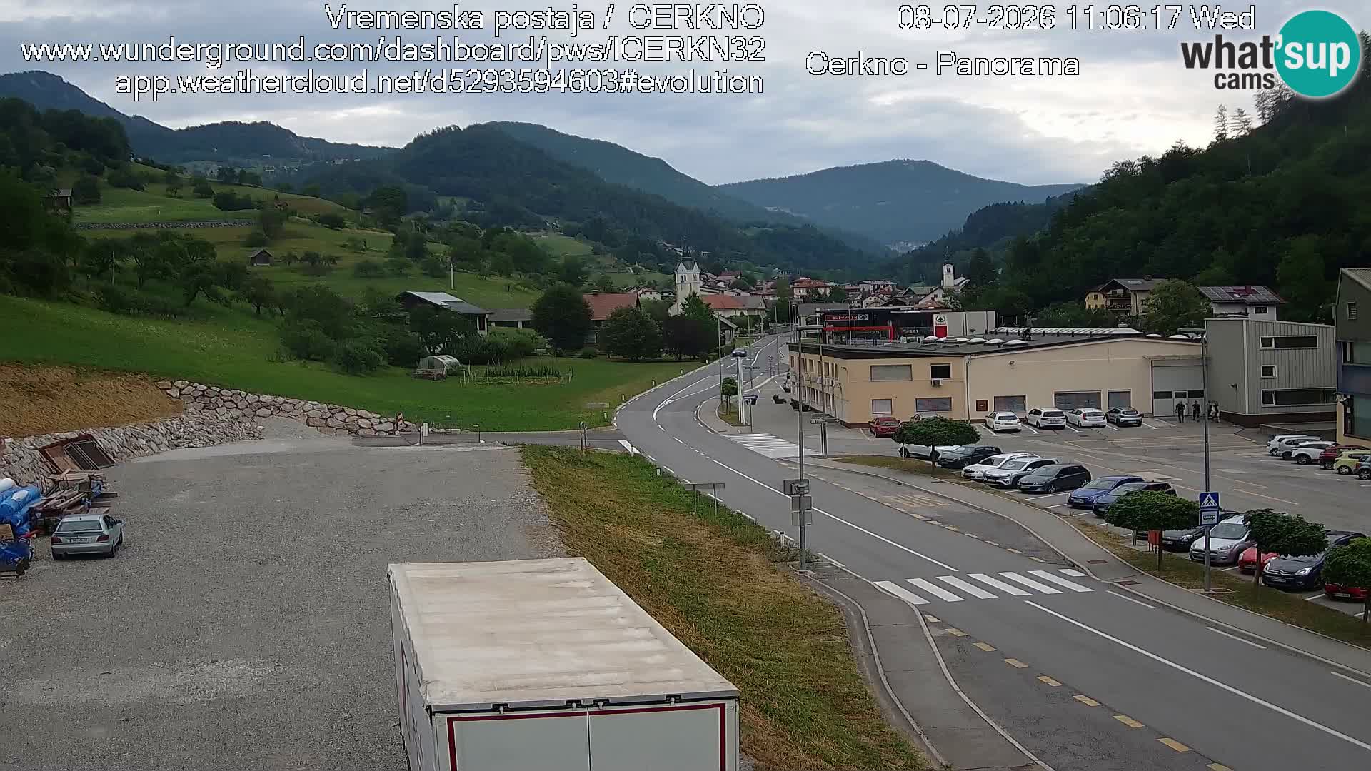 Webcam Ingresso Città di Cerkno