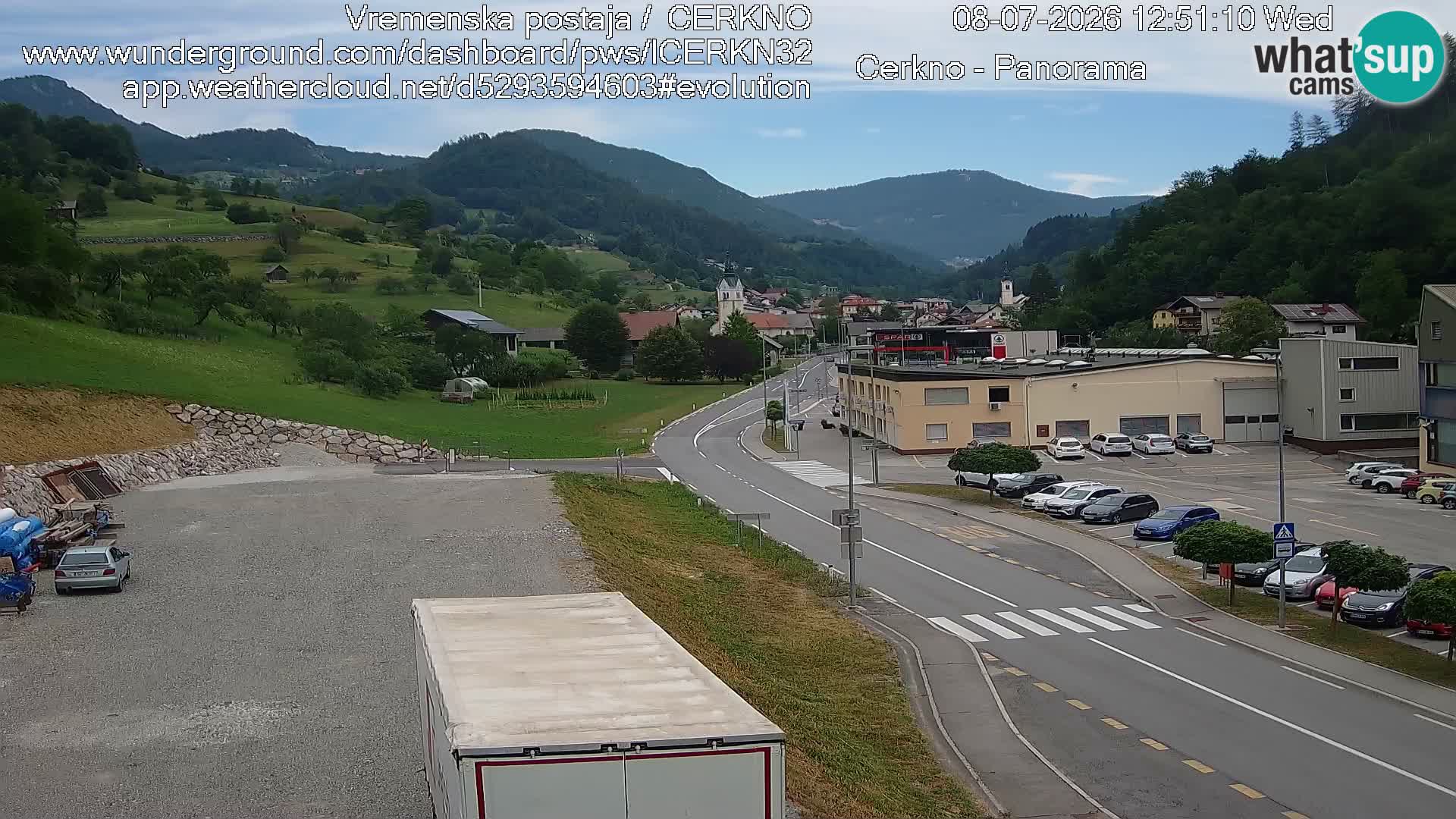 Cerkno ulaz u grad – Kamera uživo