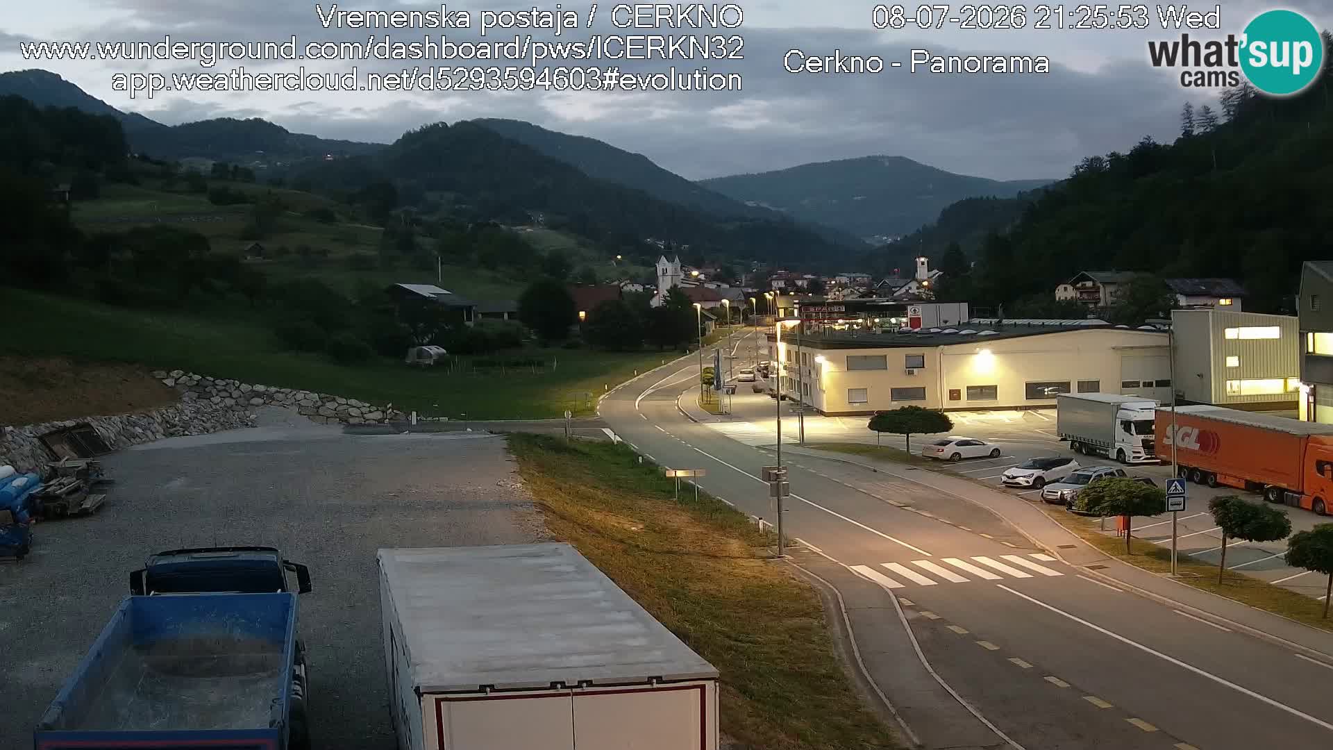 Cerkno Stadteingang Live-Webcam
