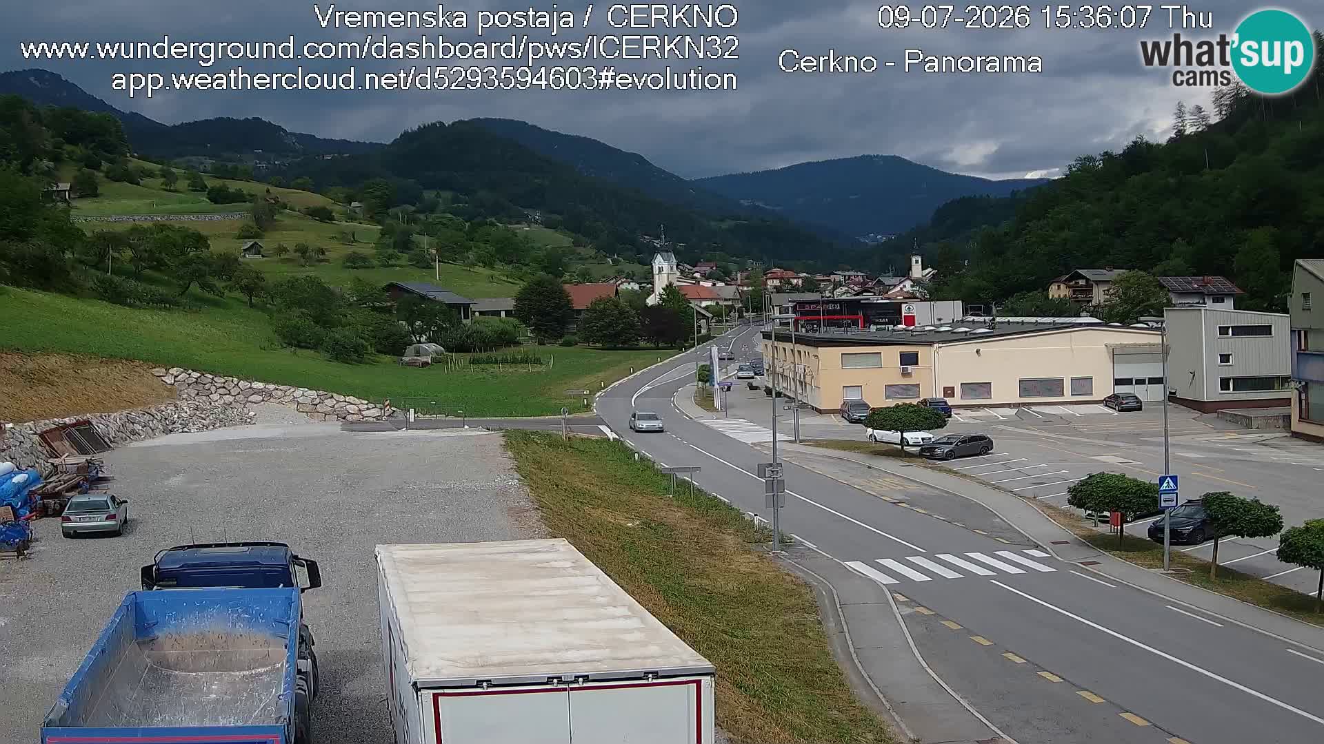 Webcam Ingresso Città di Cerkno