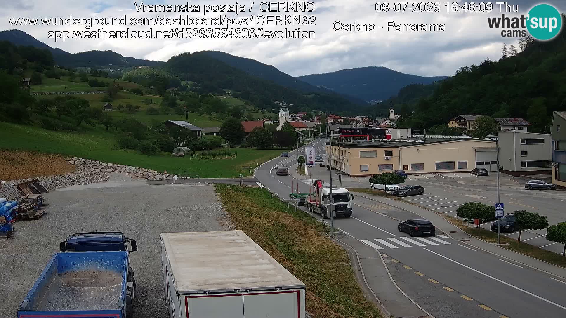 Cerkno Stadteingang Live-Webcam