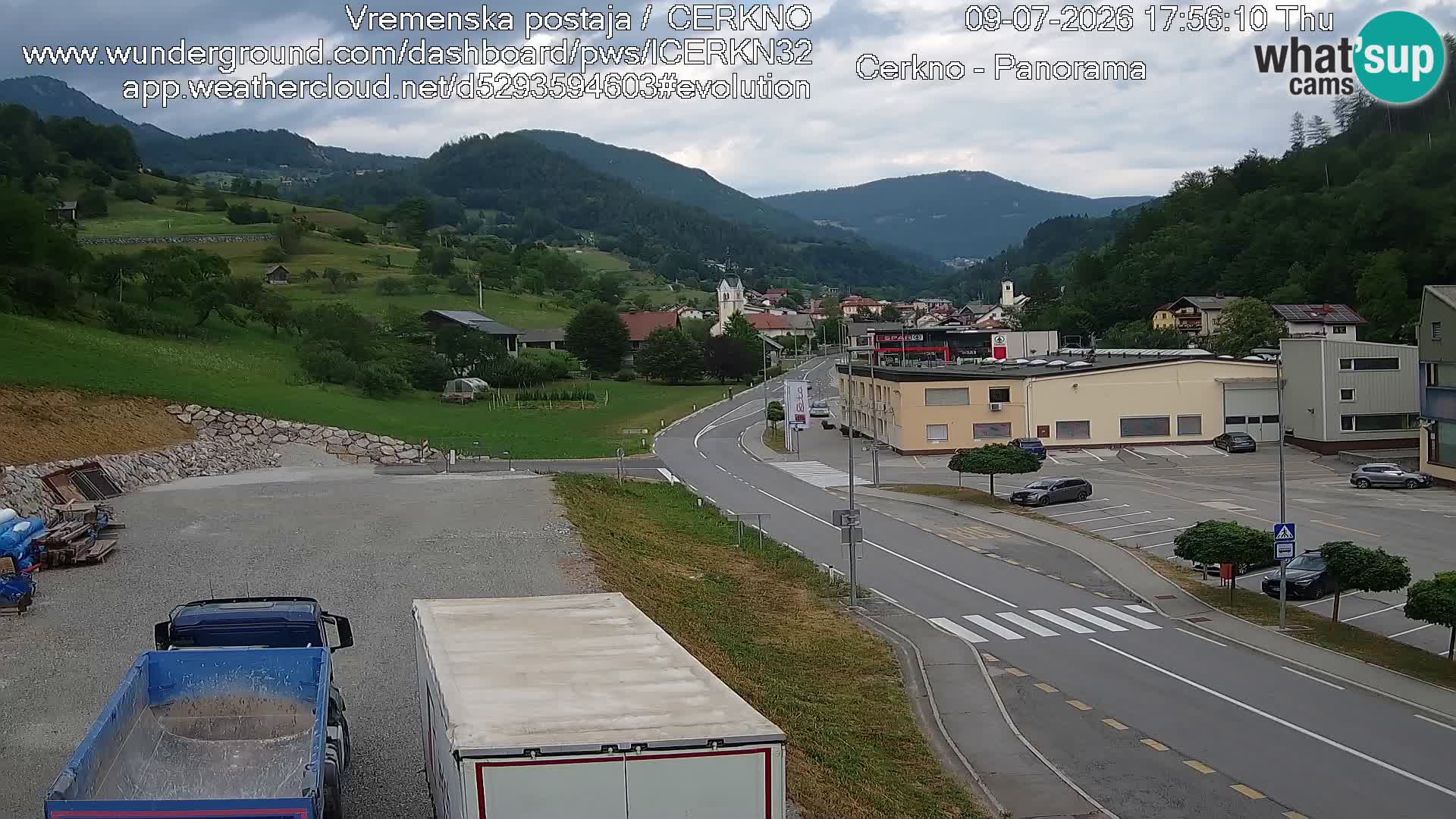 Cerkno Stadteingang Live-Webcam