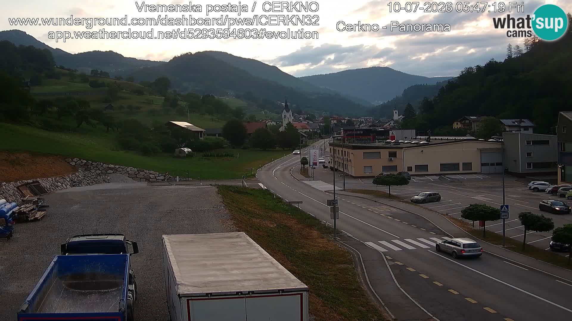 Cerkno Stadteingang Live-Webcam