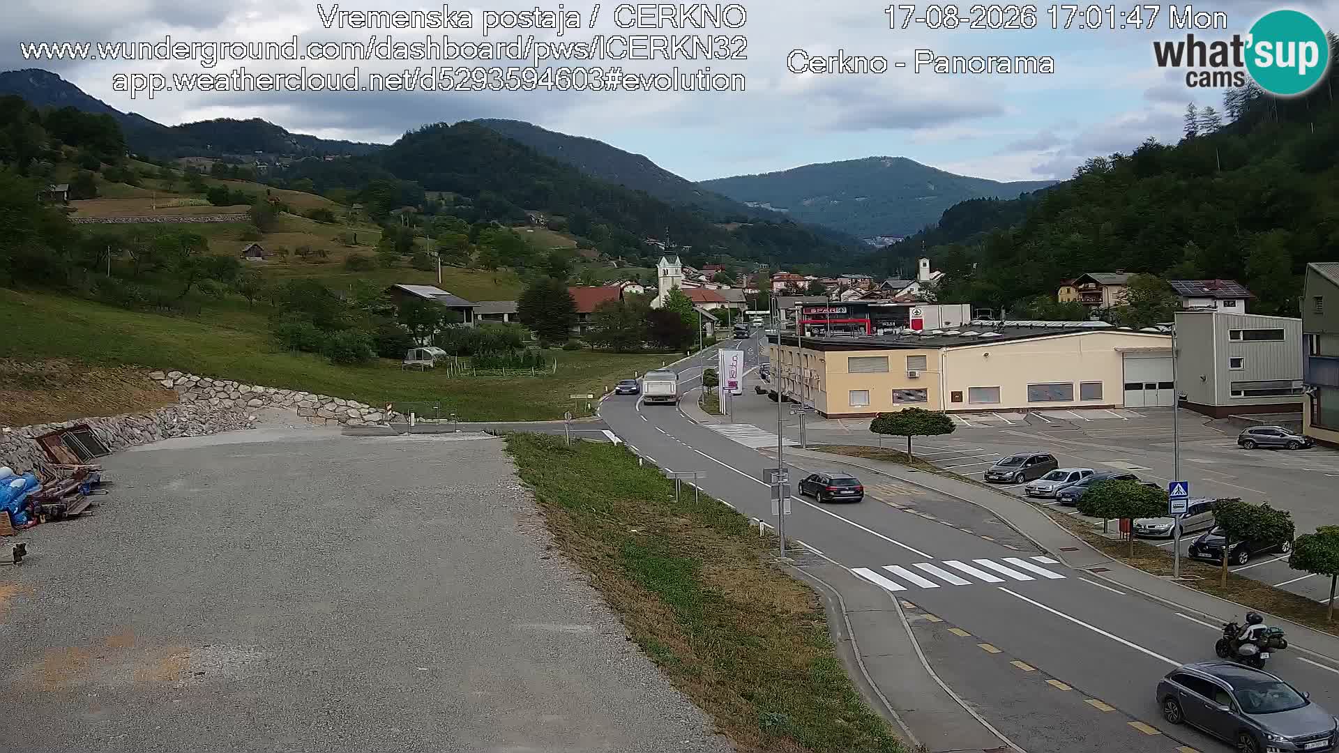 Webcam Ingresso Città di Cerkno