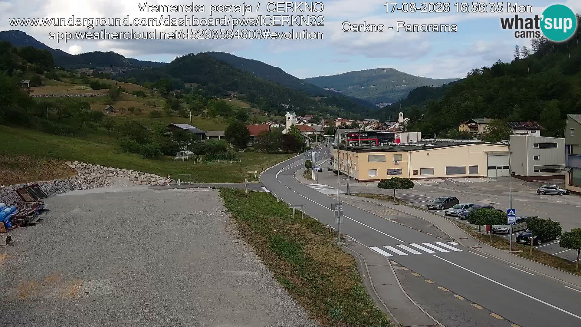 Cerkno Stadteingang Live-Webcam
