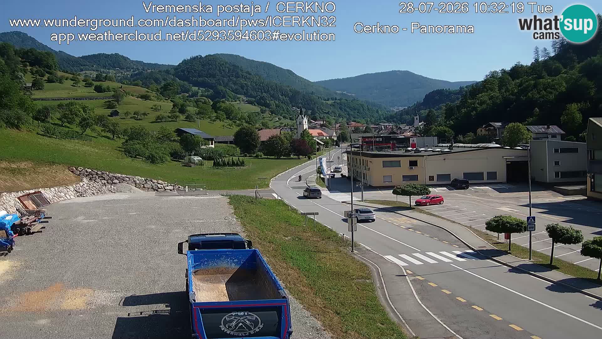 Cerkno Stadteingang Live-Webcam