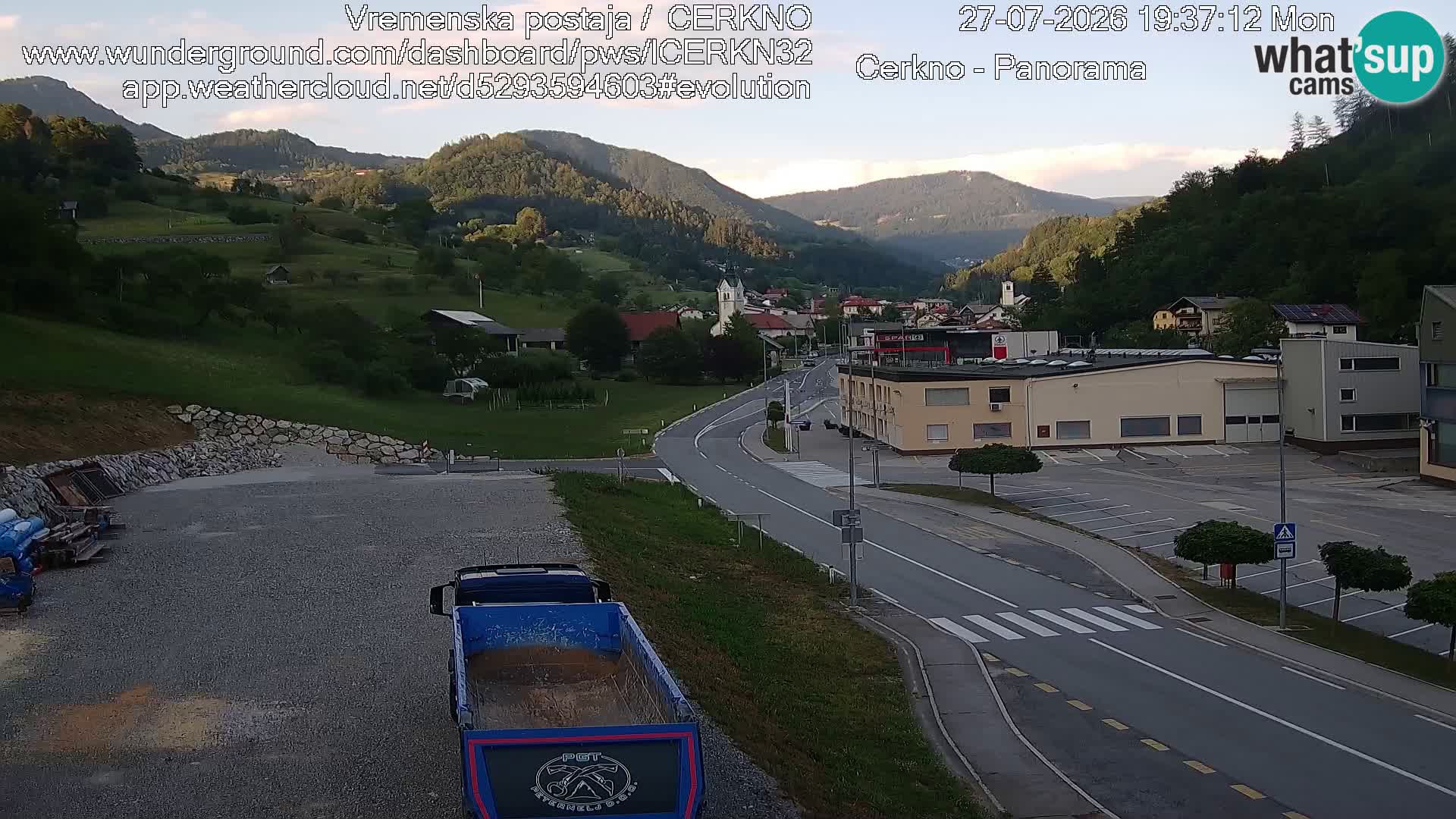 Cerkno ulaz u grad – Kamera uživo