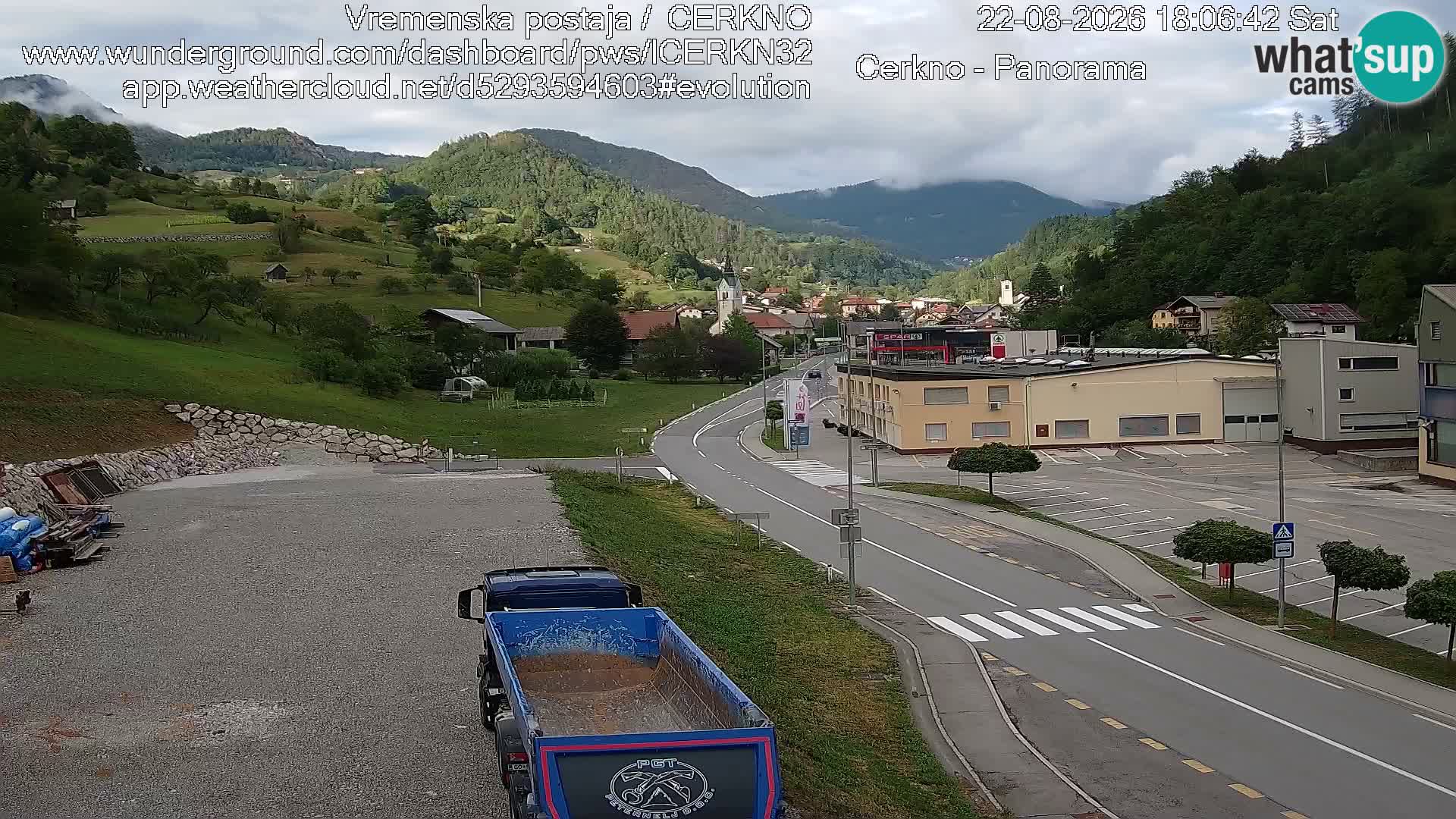 Cerkno Stadteingang Live-Webcam