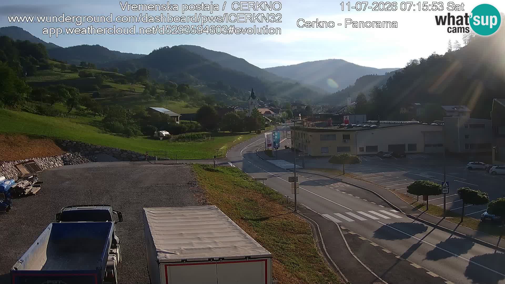 Webcam Ingresso Città di Cerkno