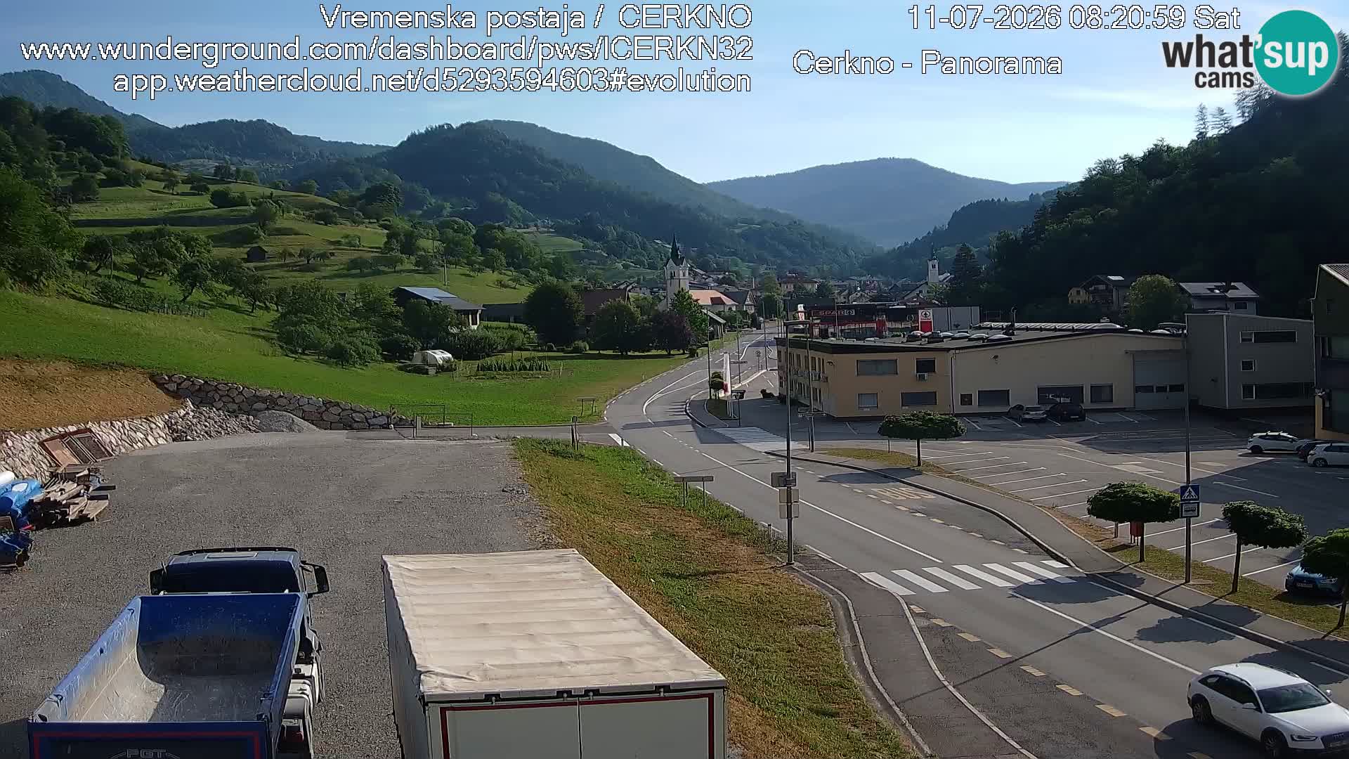 Webcam Ingresso Città di Cerkno