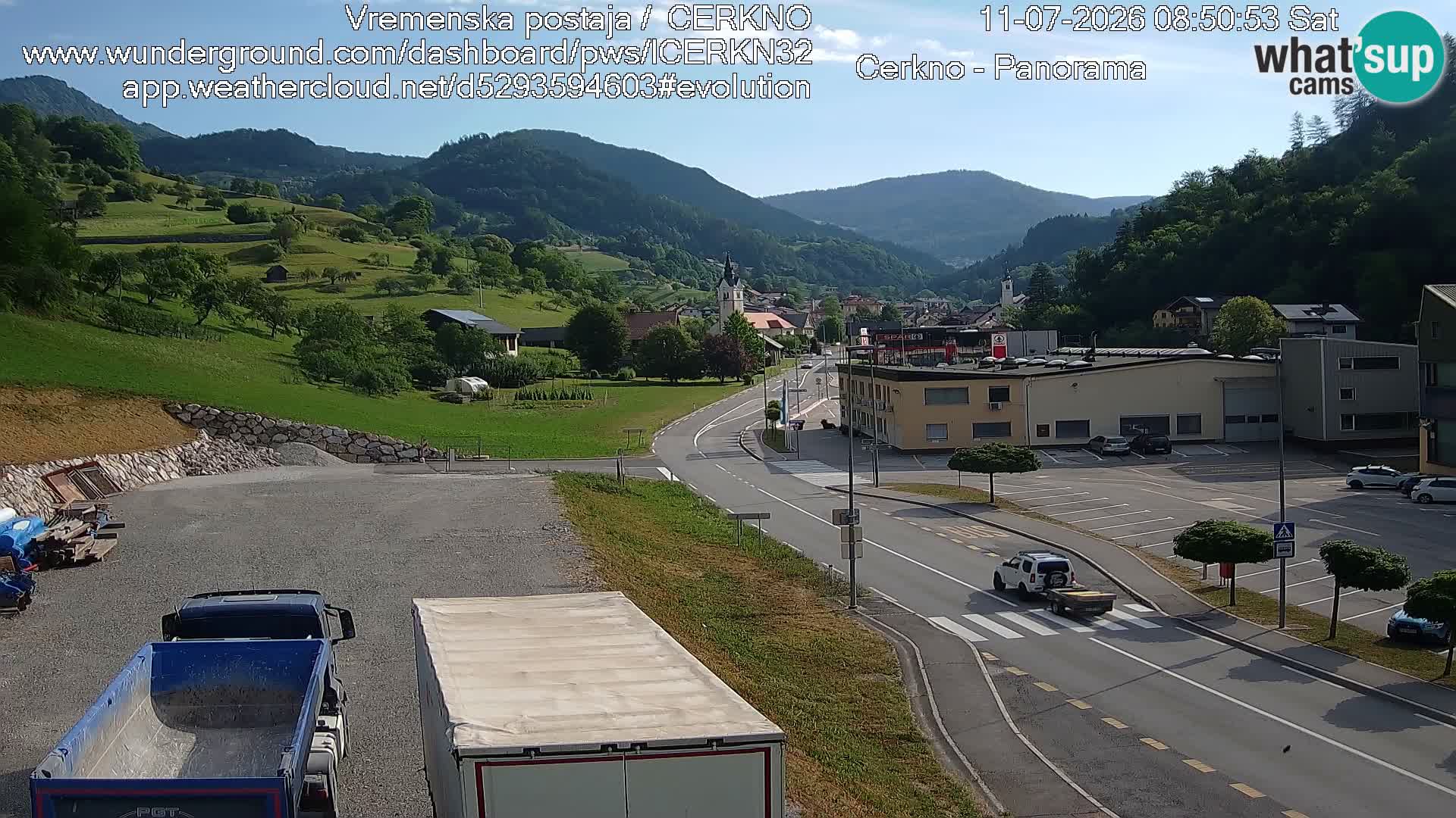 Webcam Ingresso Città di Cerkno