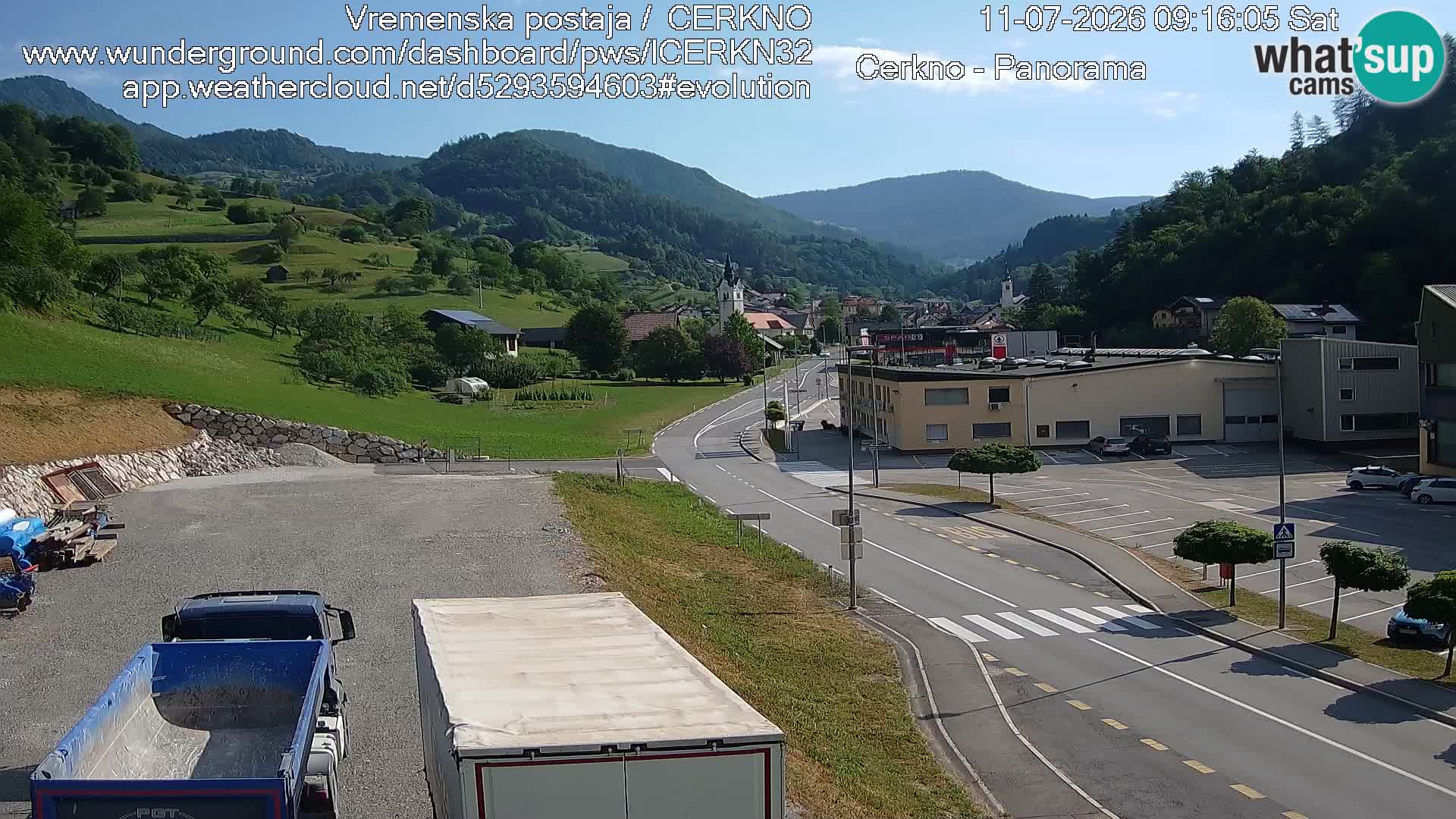 Webcam Ingresso Città di Cerkno